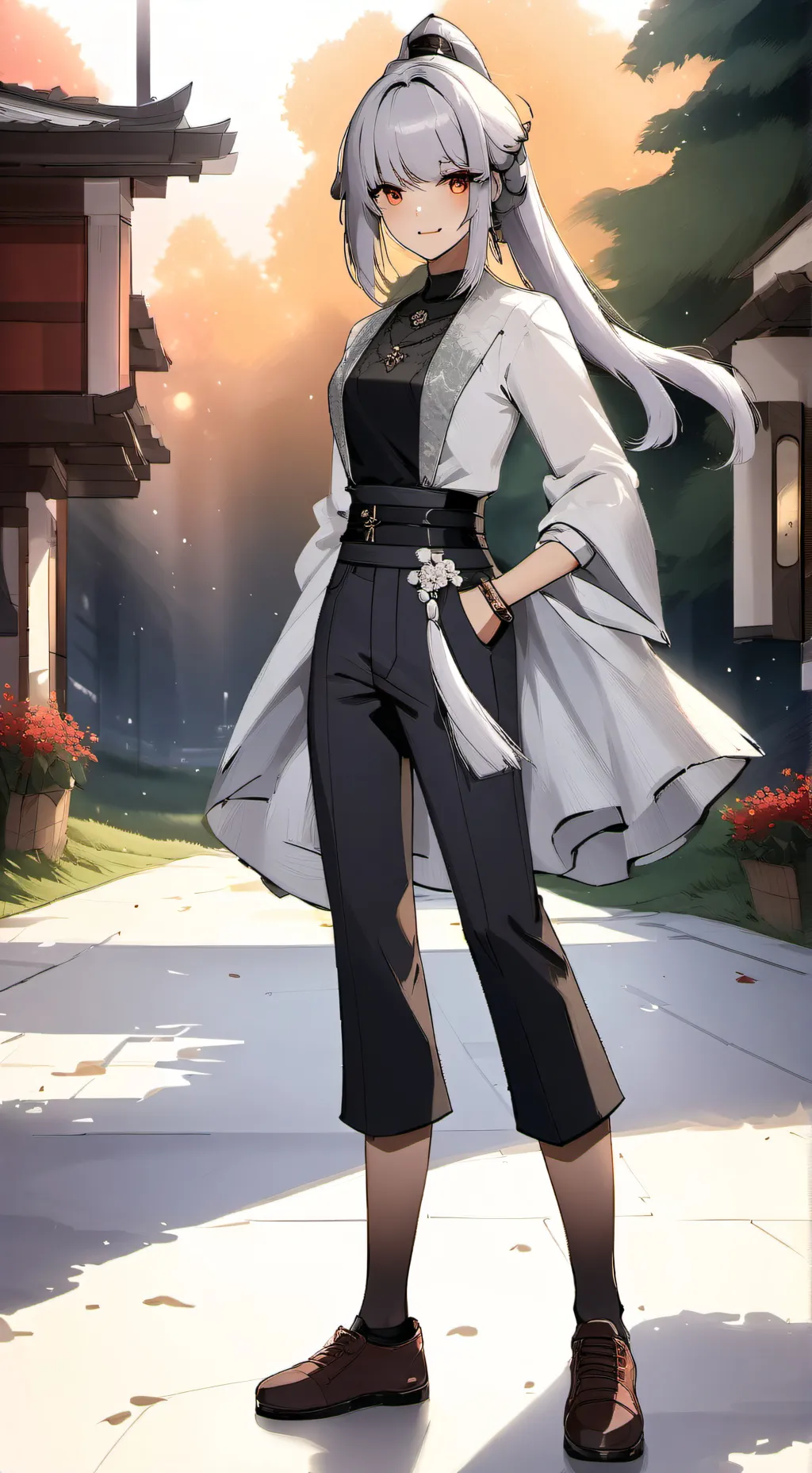 ai character: Random shit background