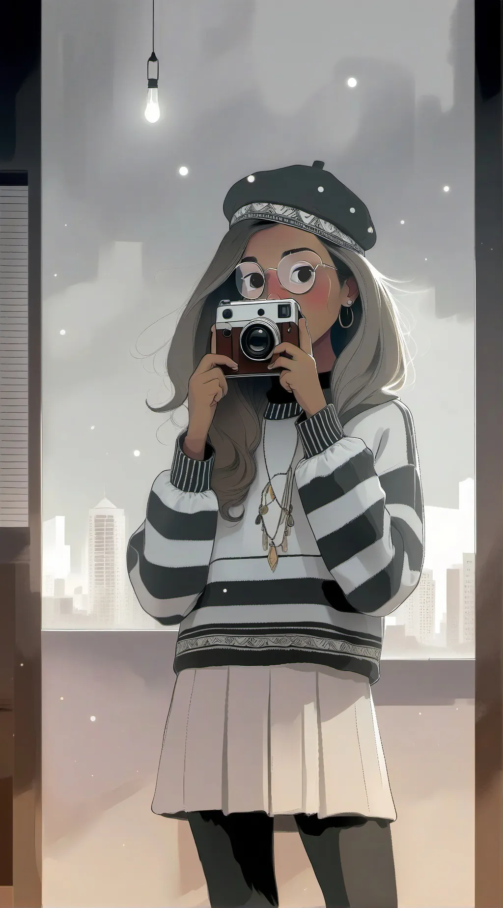 ai character: Camcam background