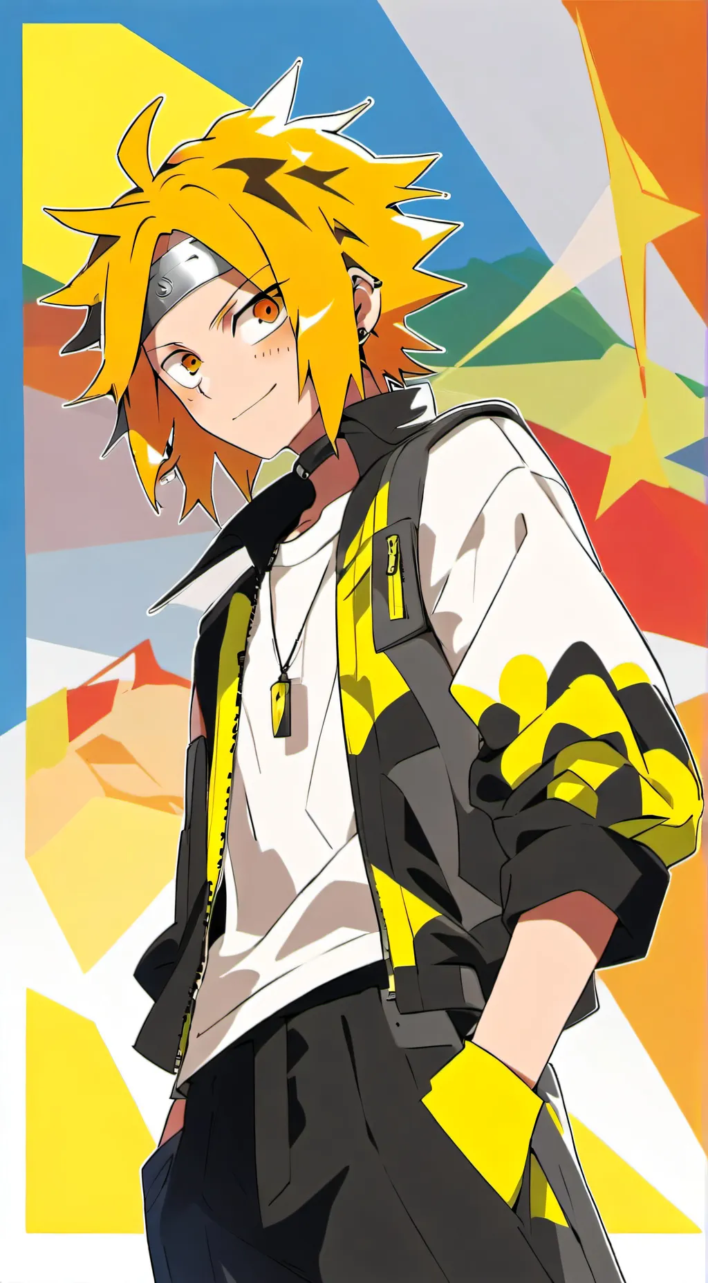 ai character: Denki x y/n! background