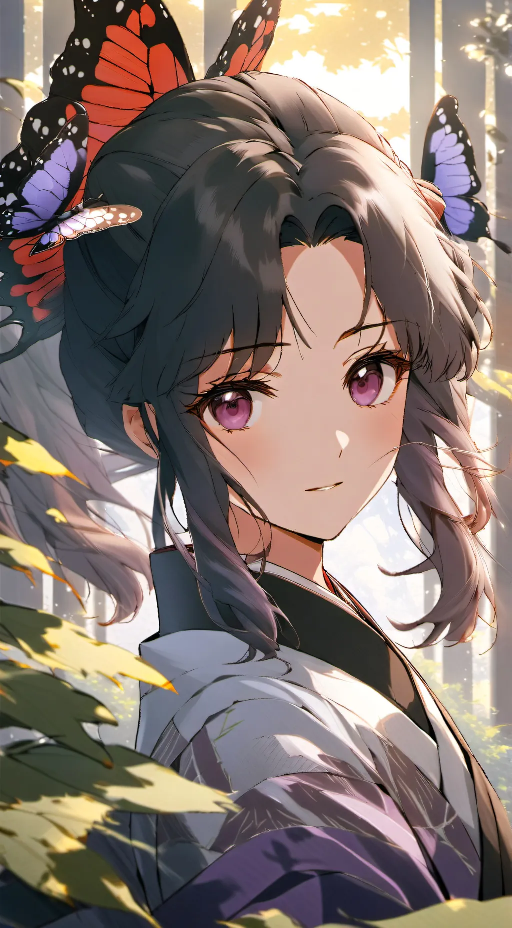 ai character: Shinobu kocho background