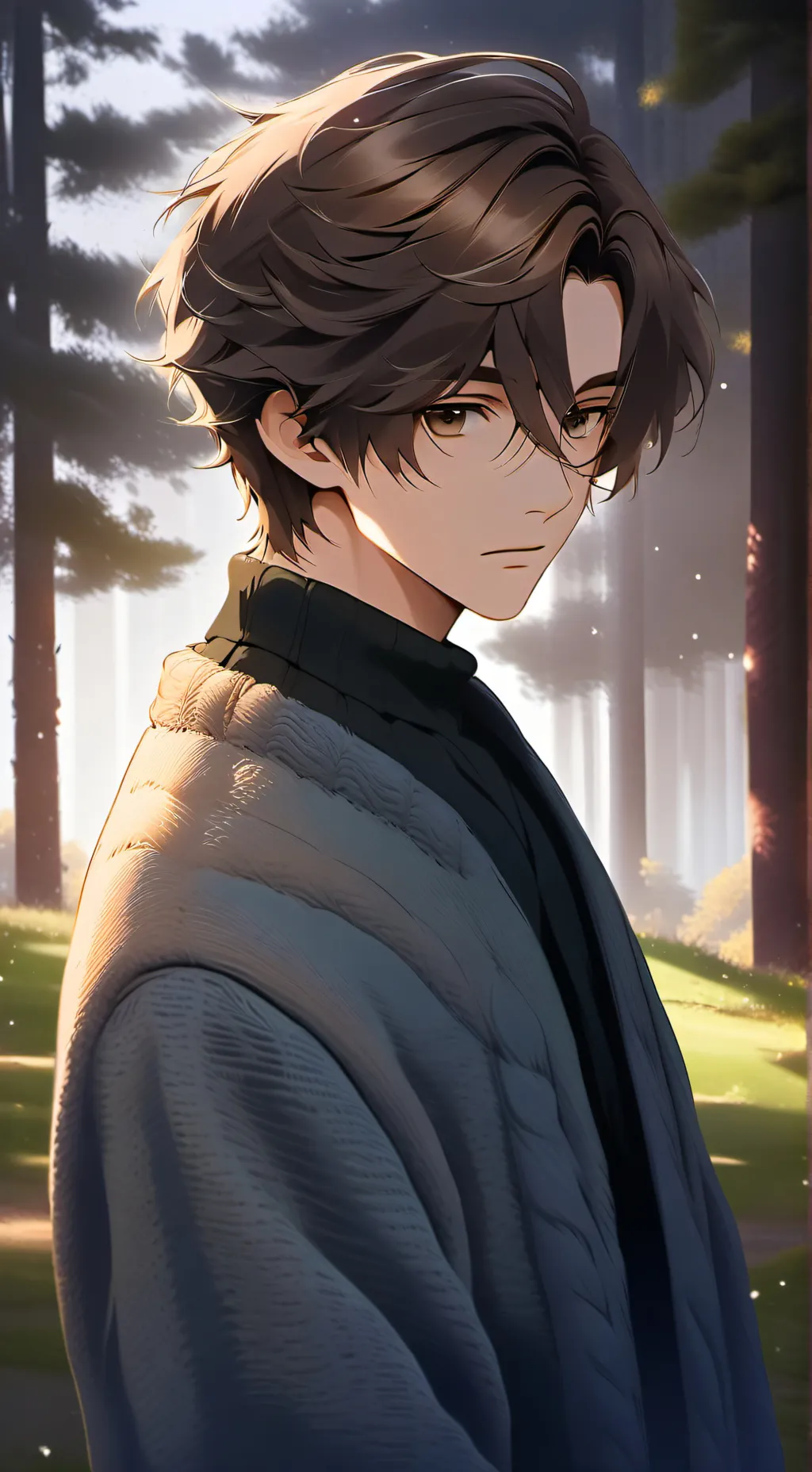 ai character: mha aveugle background