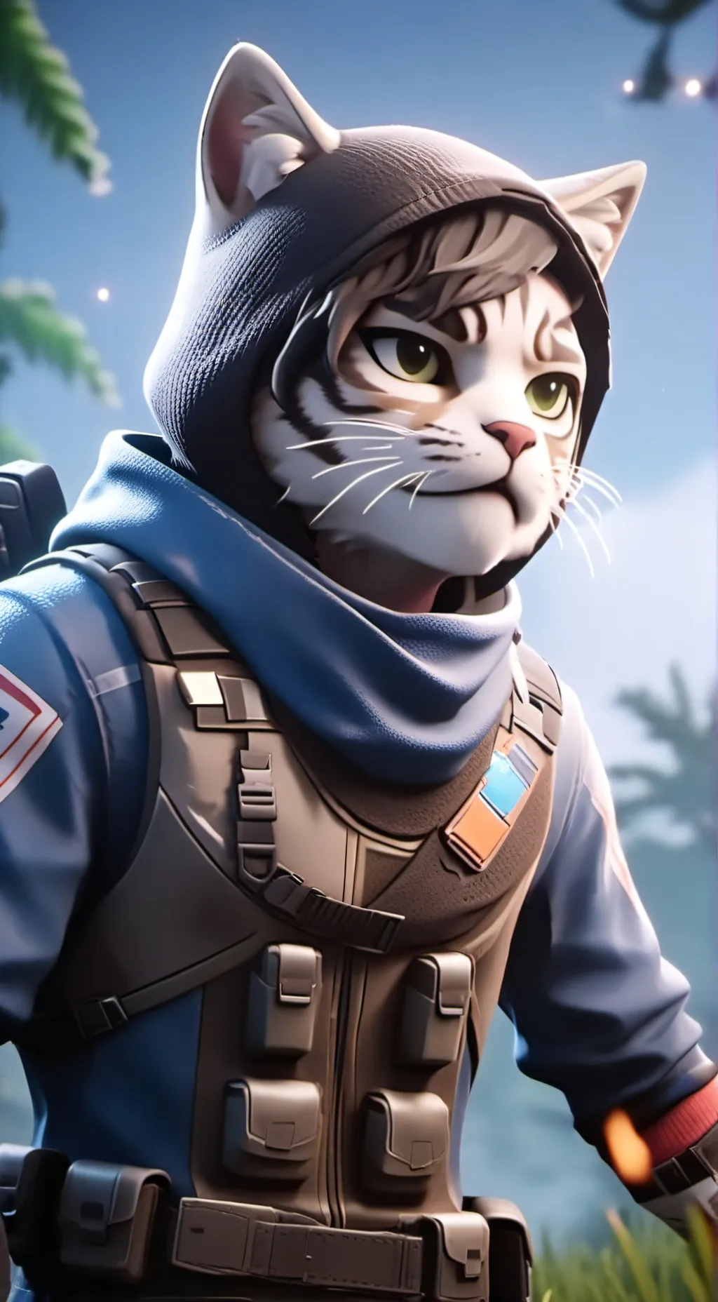 ai character: Fortnite OG MeowTy background
