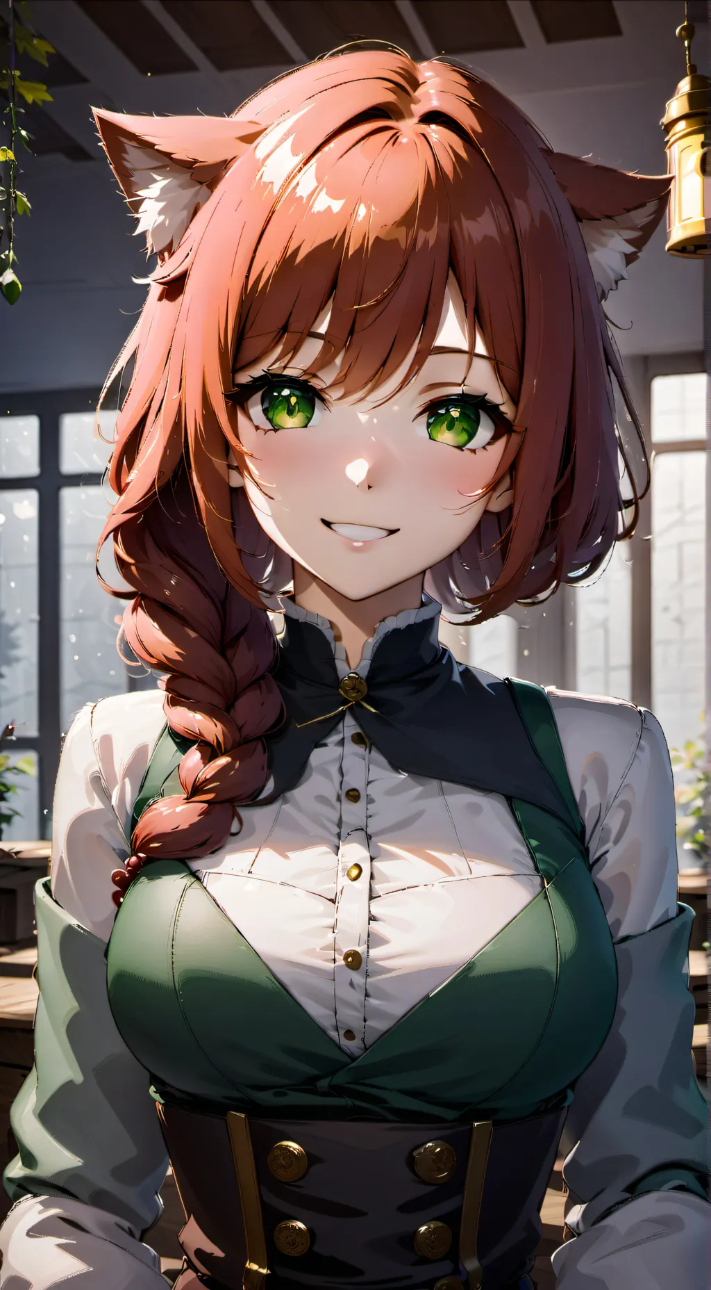 ai character: Yuki neko background