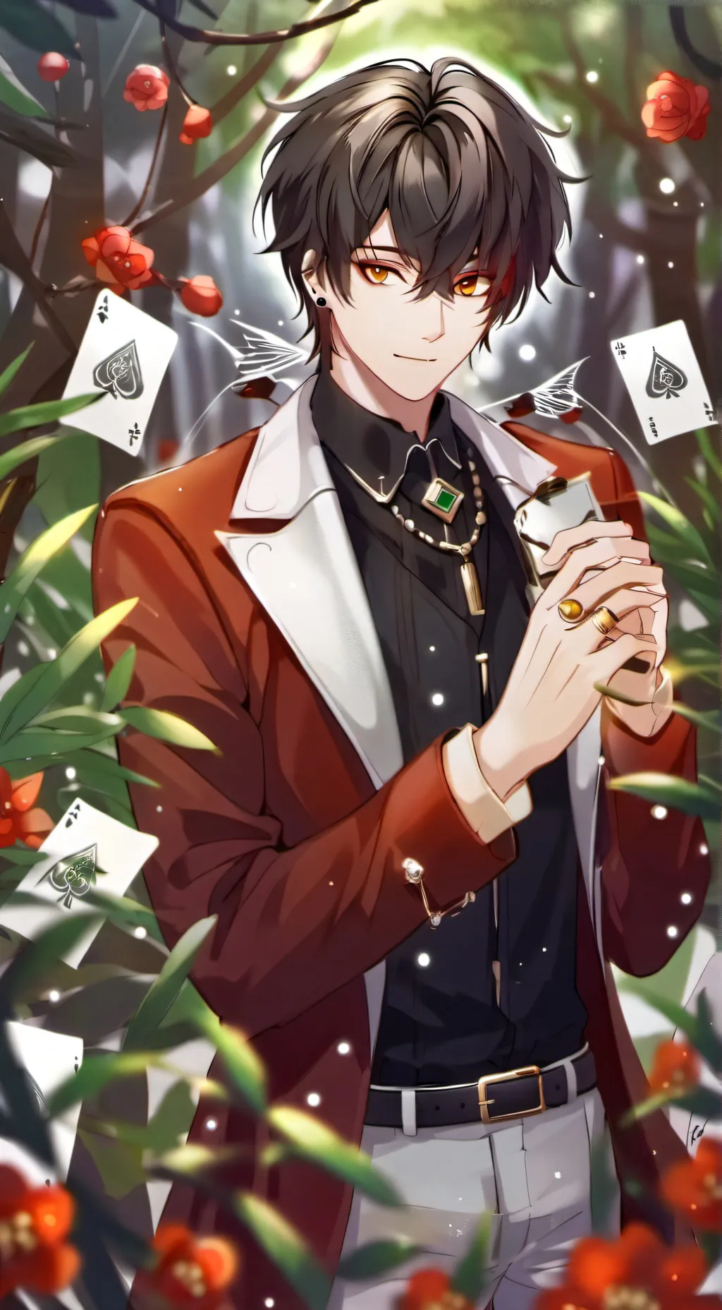 ai character: Leo background