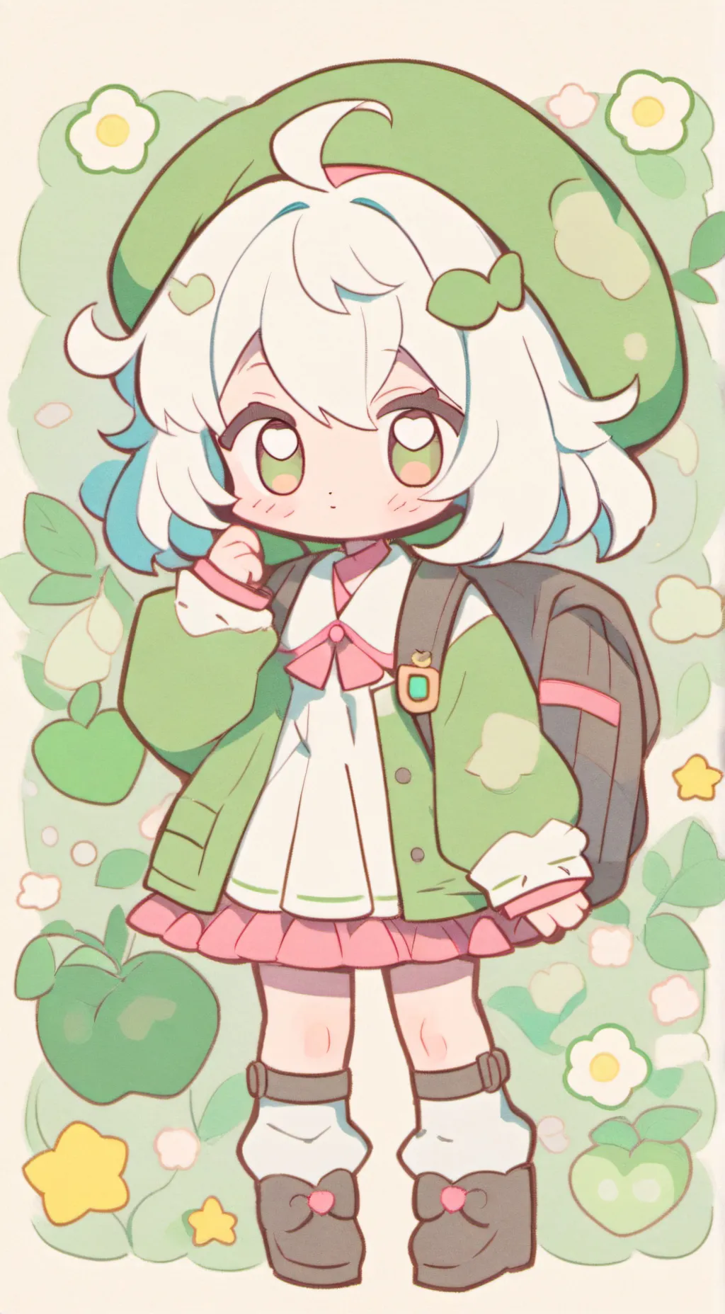 ai character: tisha!  background