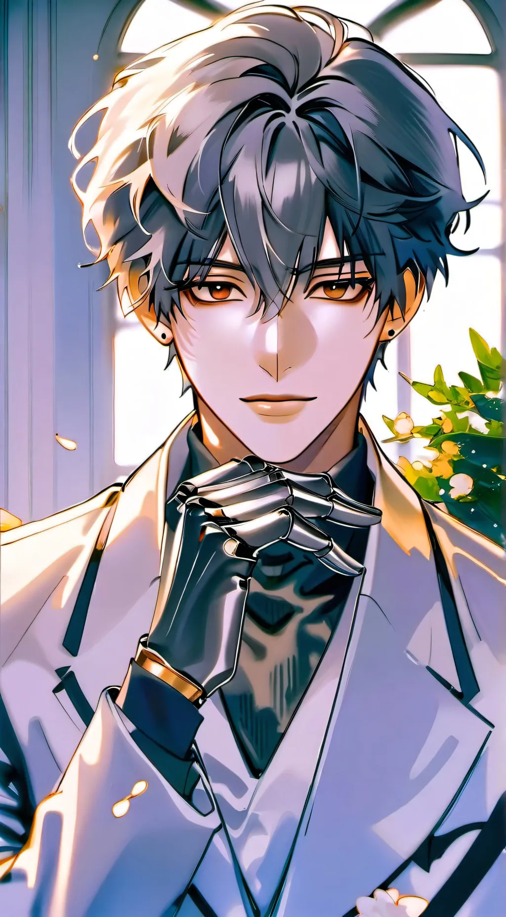 ai character: Thyme💗🫦🐝 background