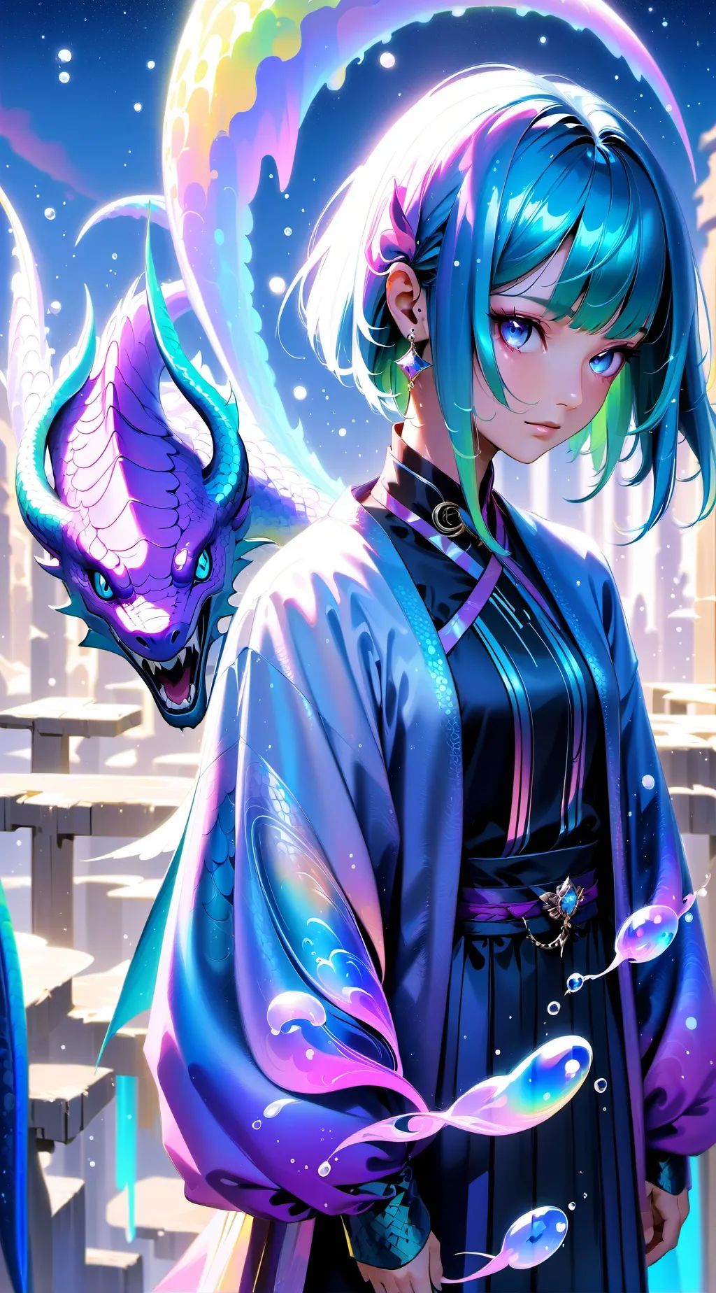 ai character: Bella  background