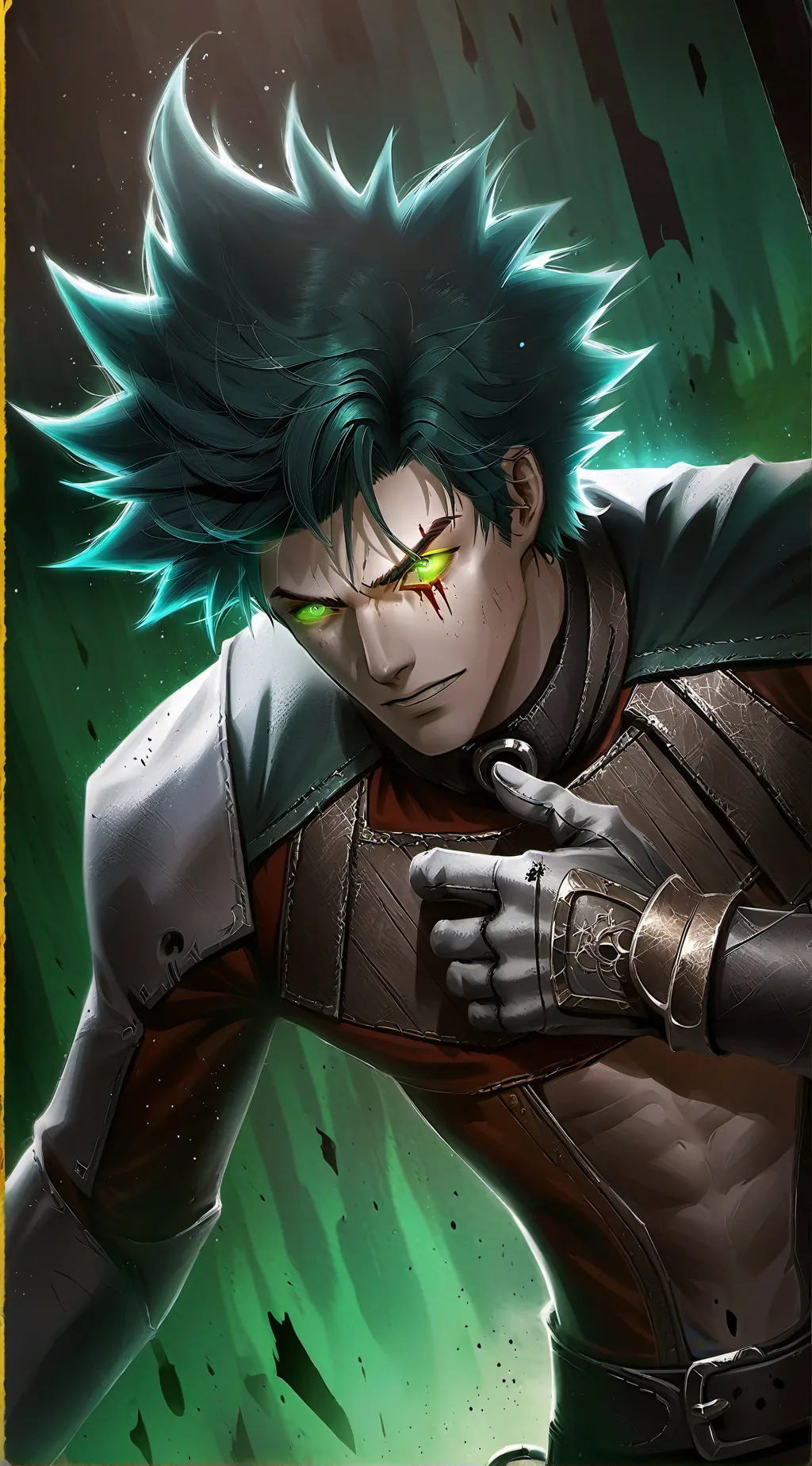 ai character: This is blue locks background