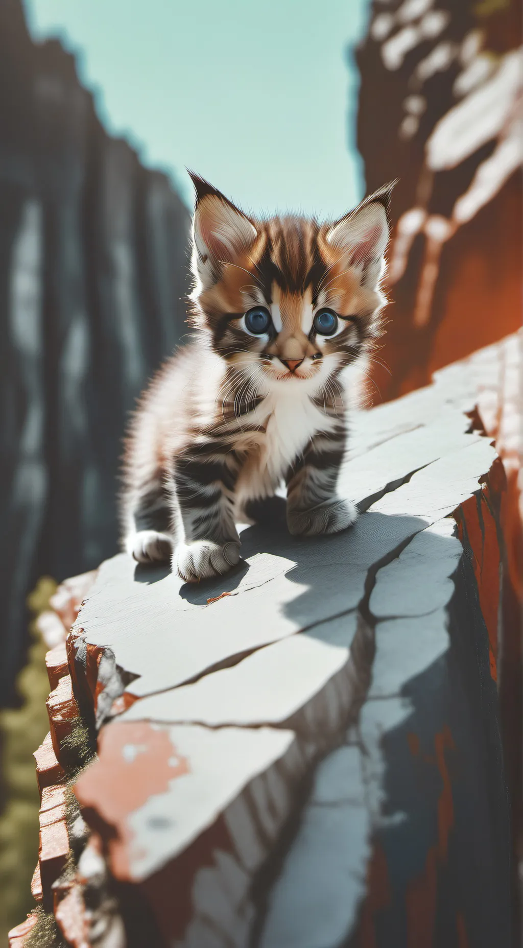 ai character: stripes background