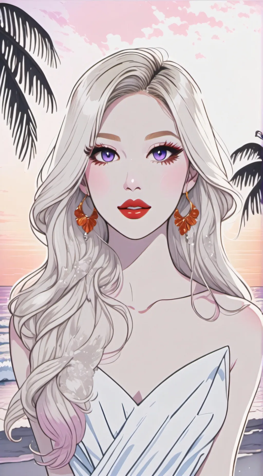 ai character: Lily background