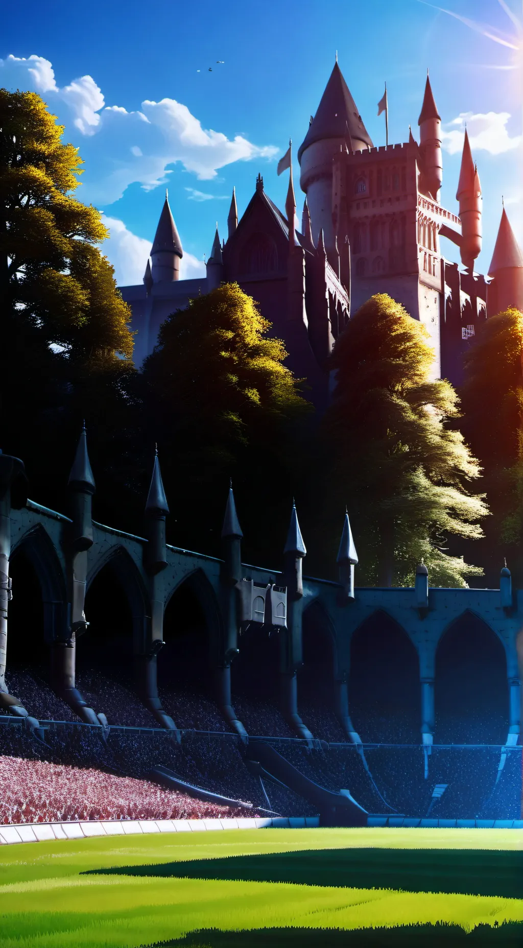ai character: Hogwarts background