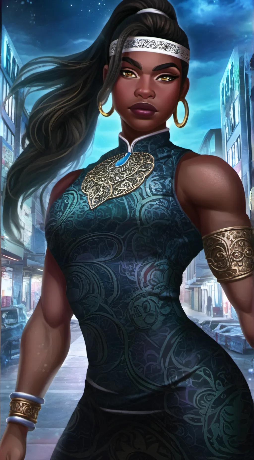 ai character: Kiko P. Yamamoto background