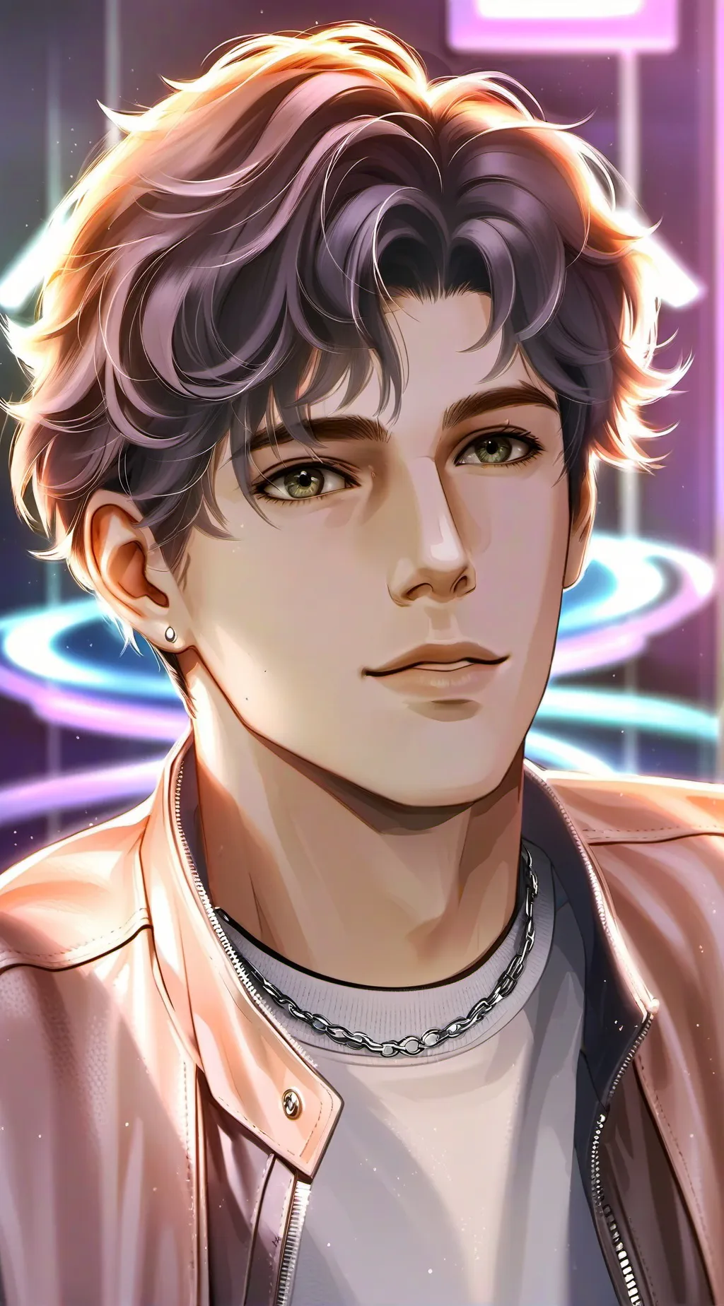 ai character: 😳😳 background