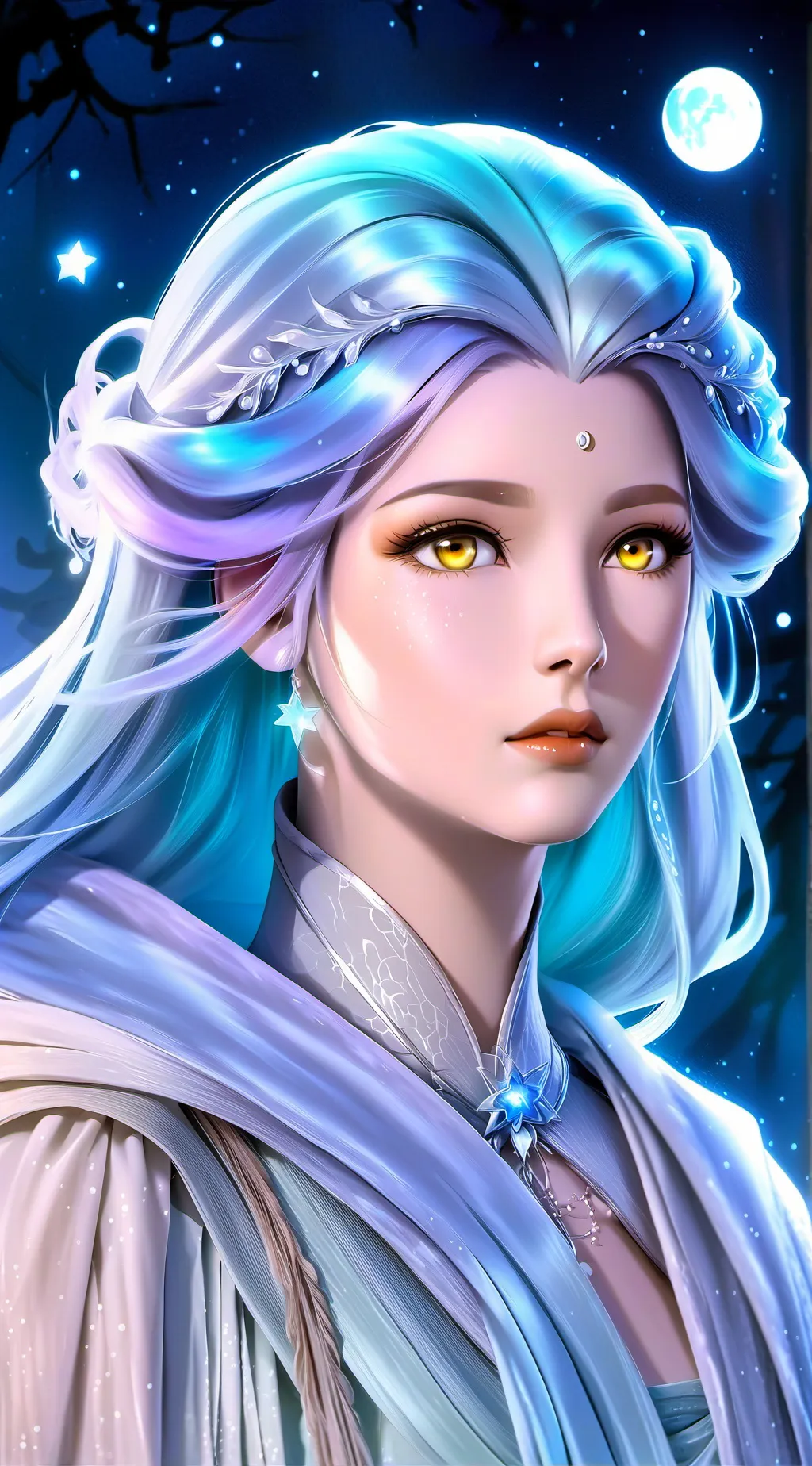 ai character: defeat the moon dn background