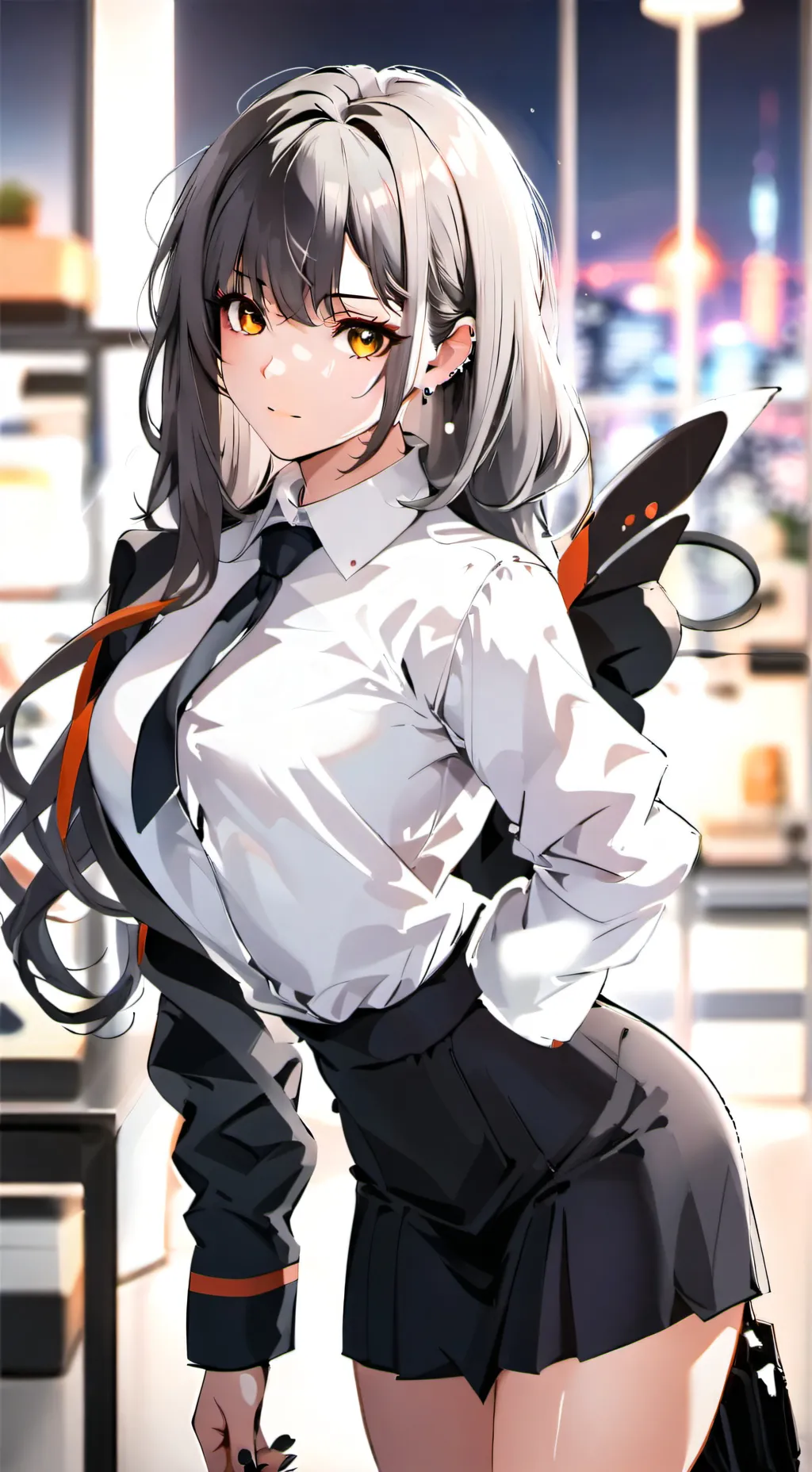 ai character: Ambar background