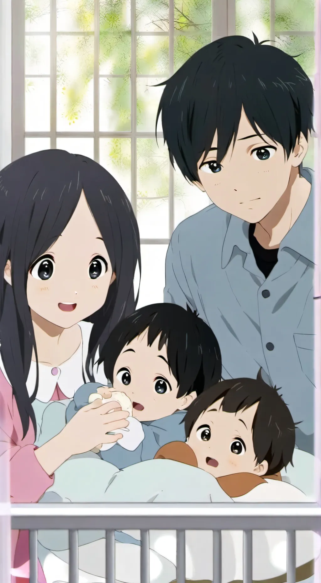 ai character: tu y 2 hermanos background