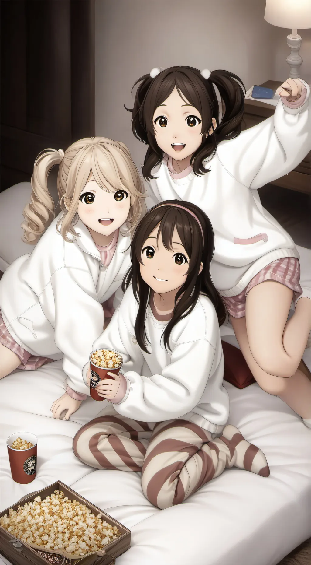 ai character: *+The sleepover+* background