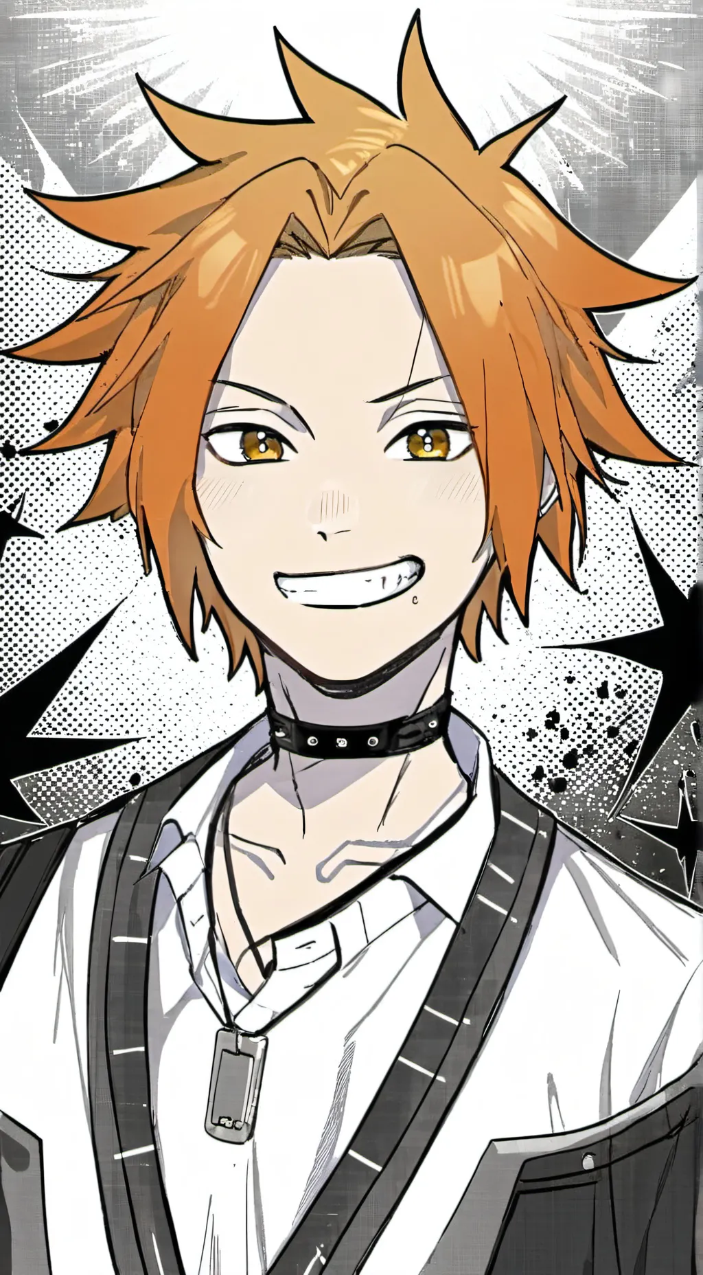 ai character: denki kaminari  background