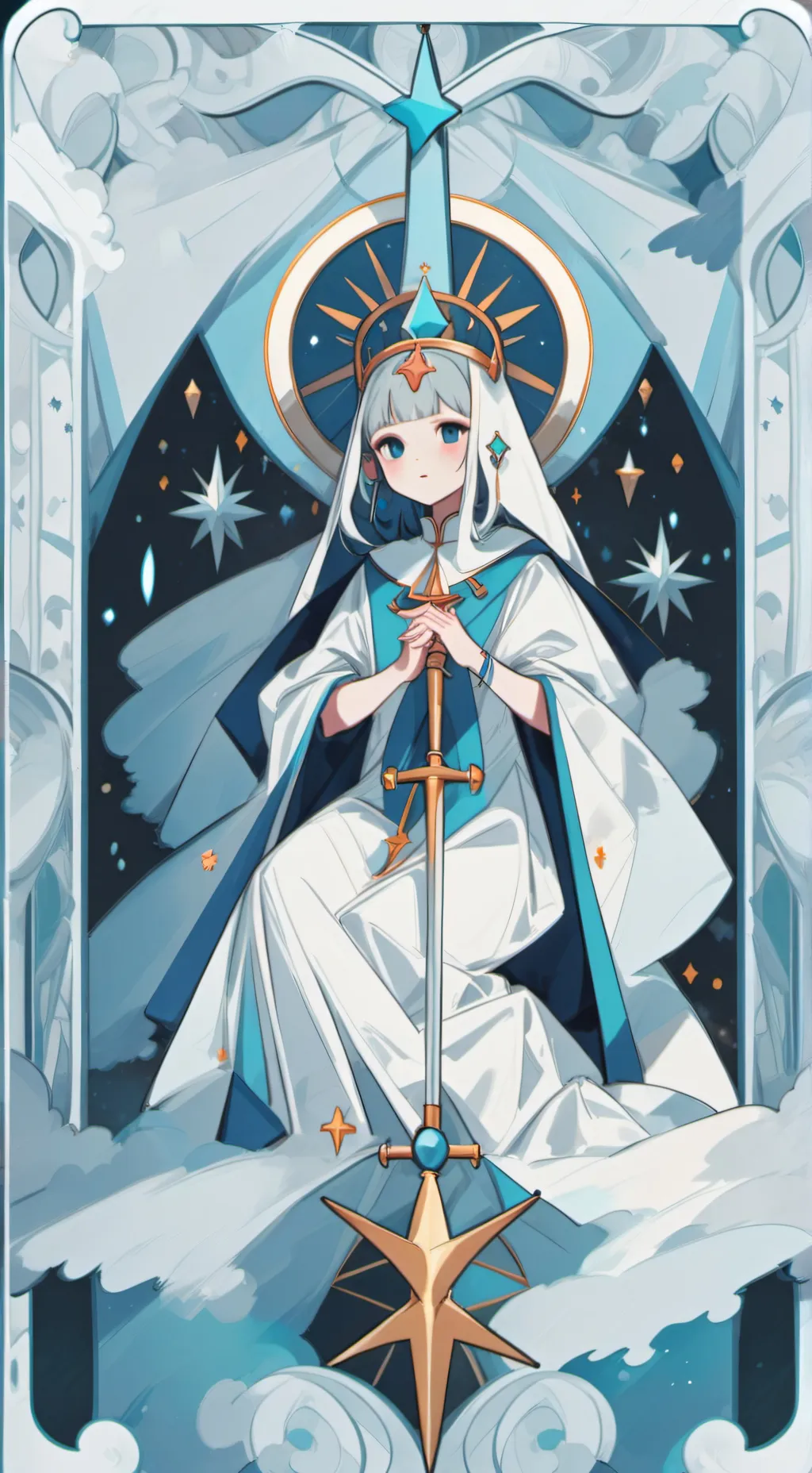 ai character: N x Uzi au background