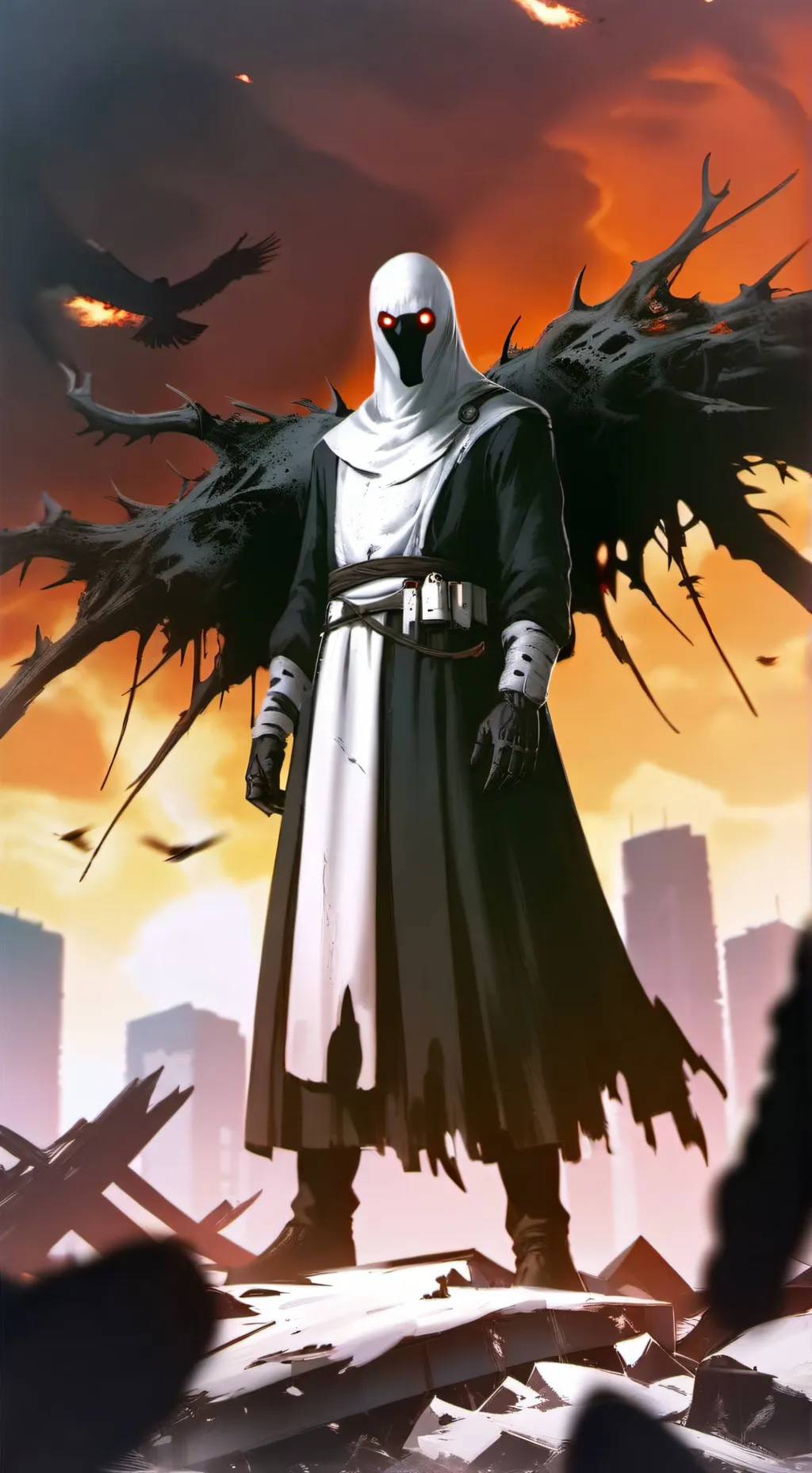 ai character: apocalypse de scp background