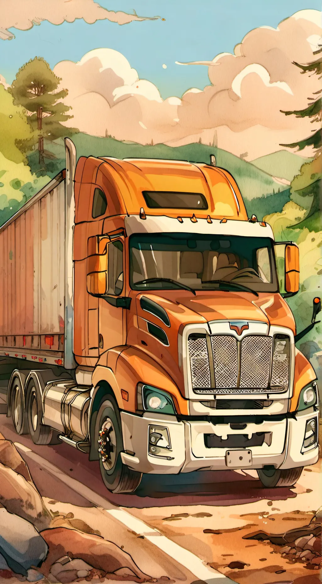 ai character: KNY modern isekai? background