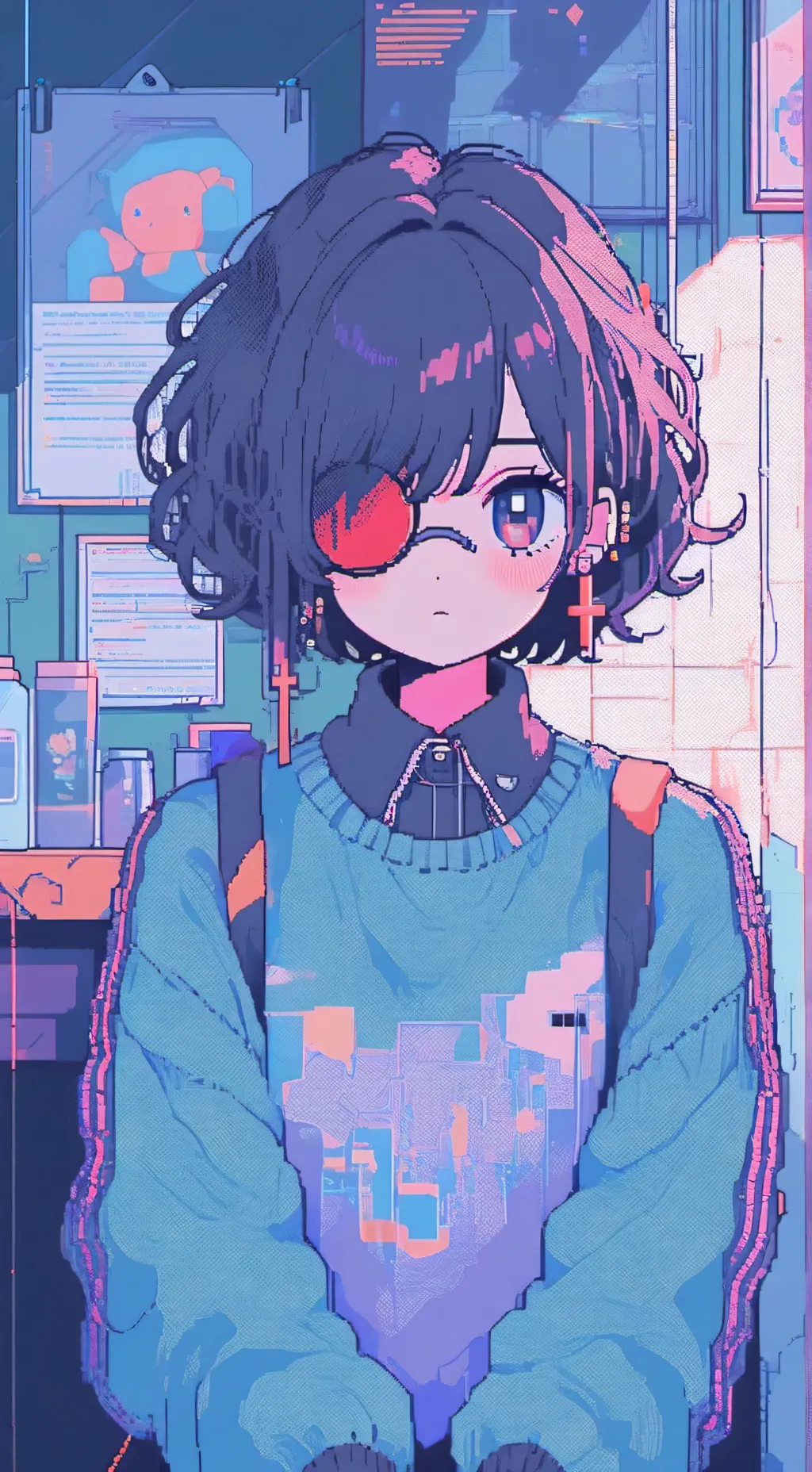 ai character: Лия background