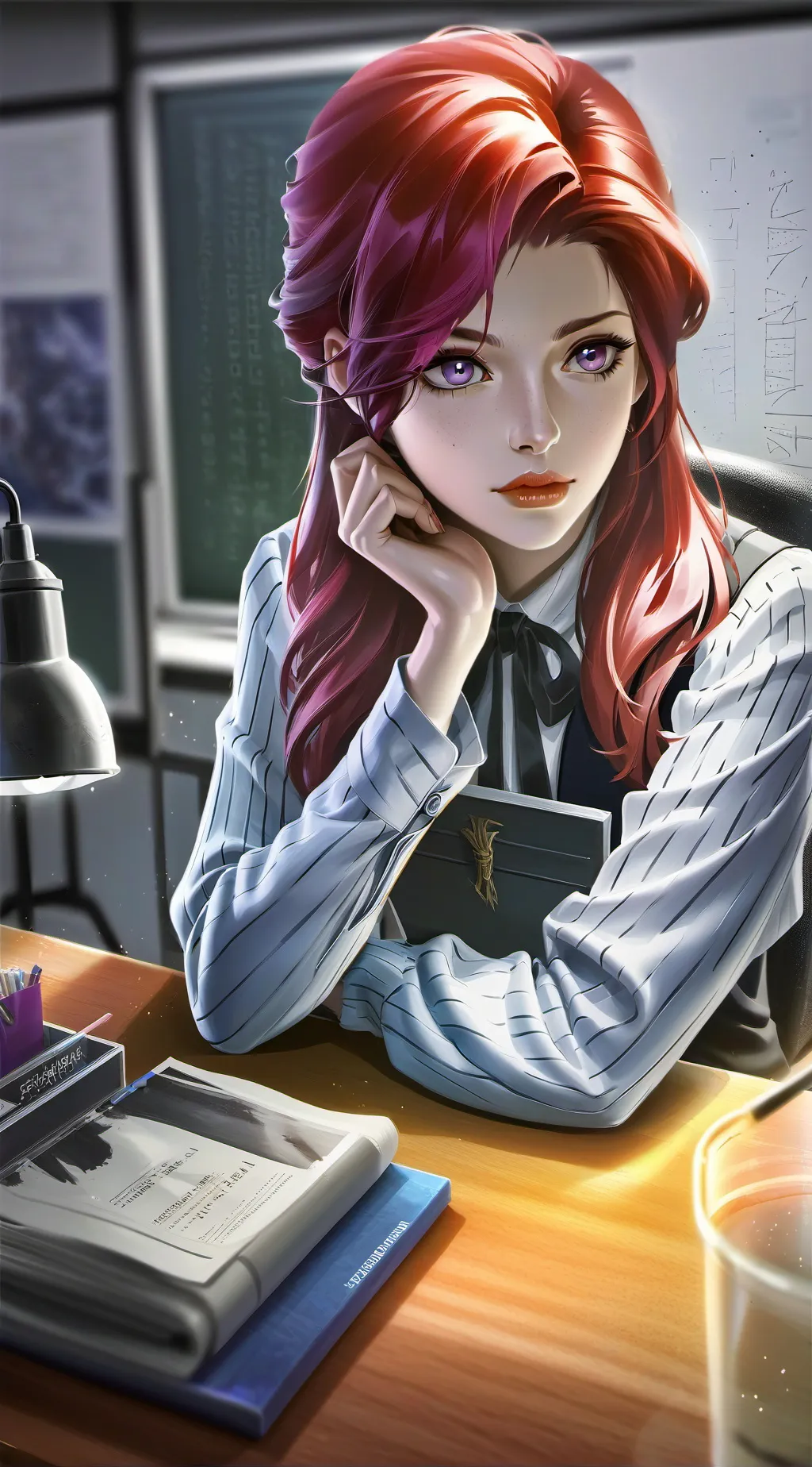 ai character: Alexa  background