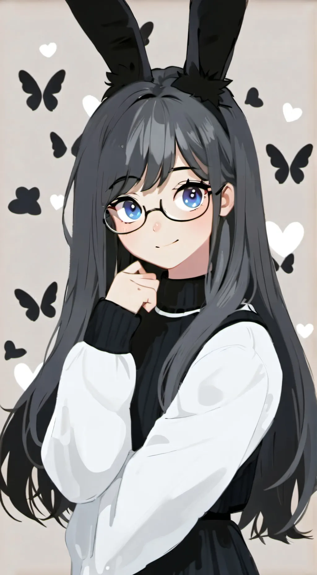 ai character: IT'S 2025!! RAHHH background