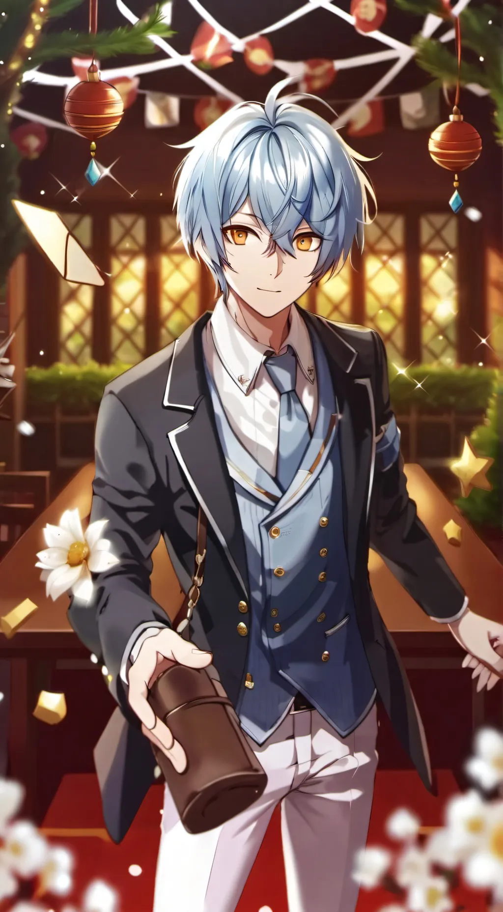 ai character: Mha Halloween  background