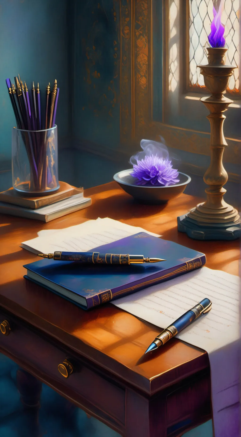 ai character: Affogato cookie🍪  background