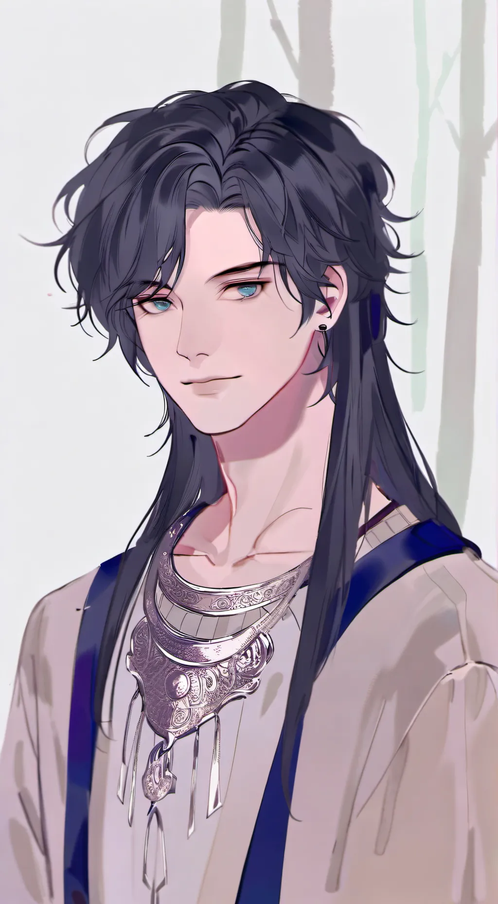 ai character: giyu tomioka background