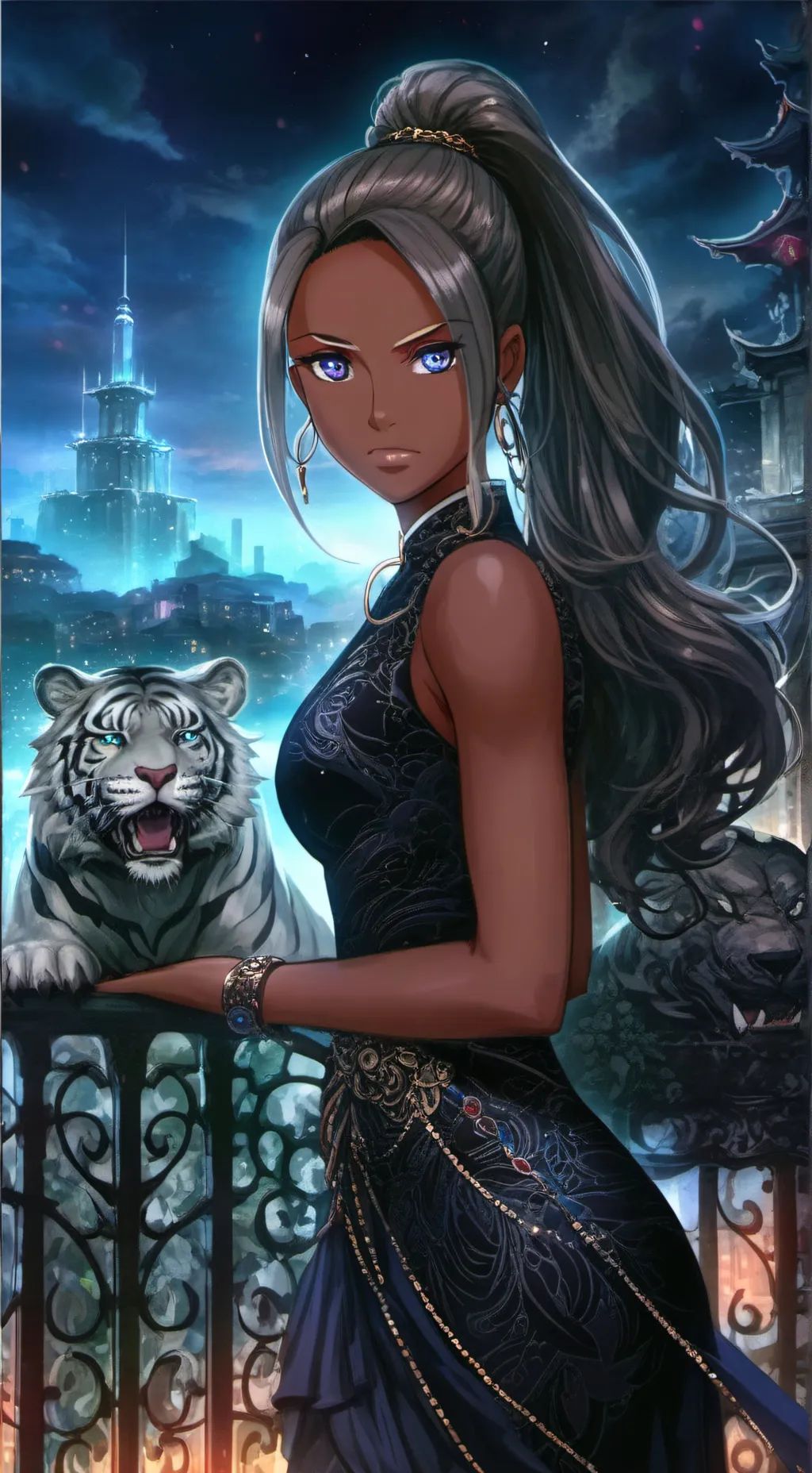 ai character: Karah  background