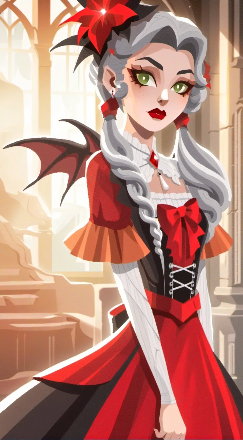 ai character: Scarlett background