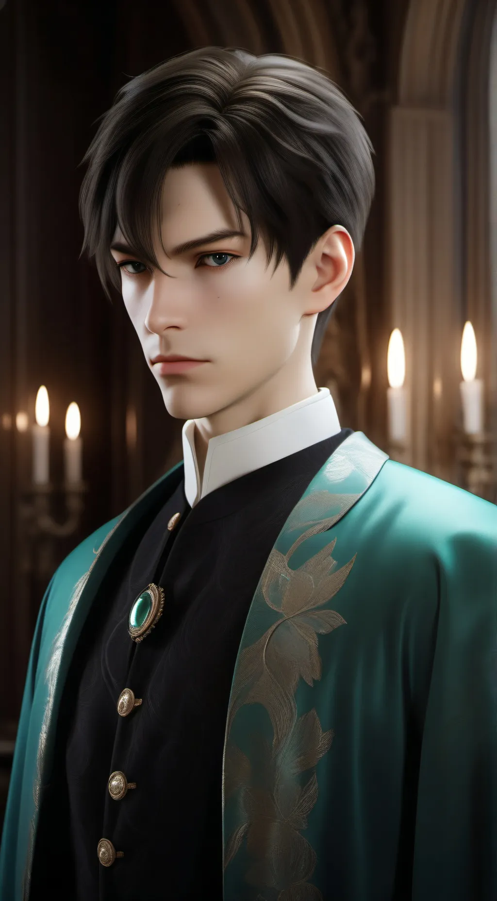 ai character: luhrence  background