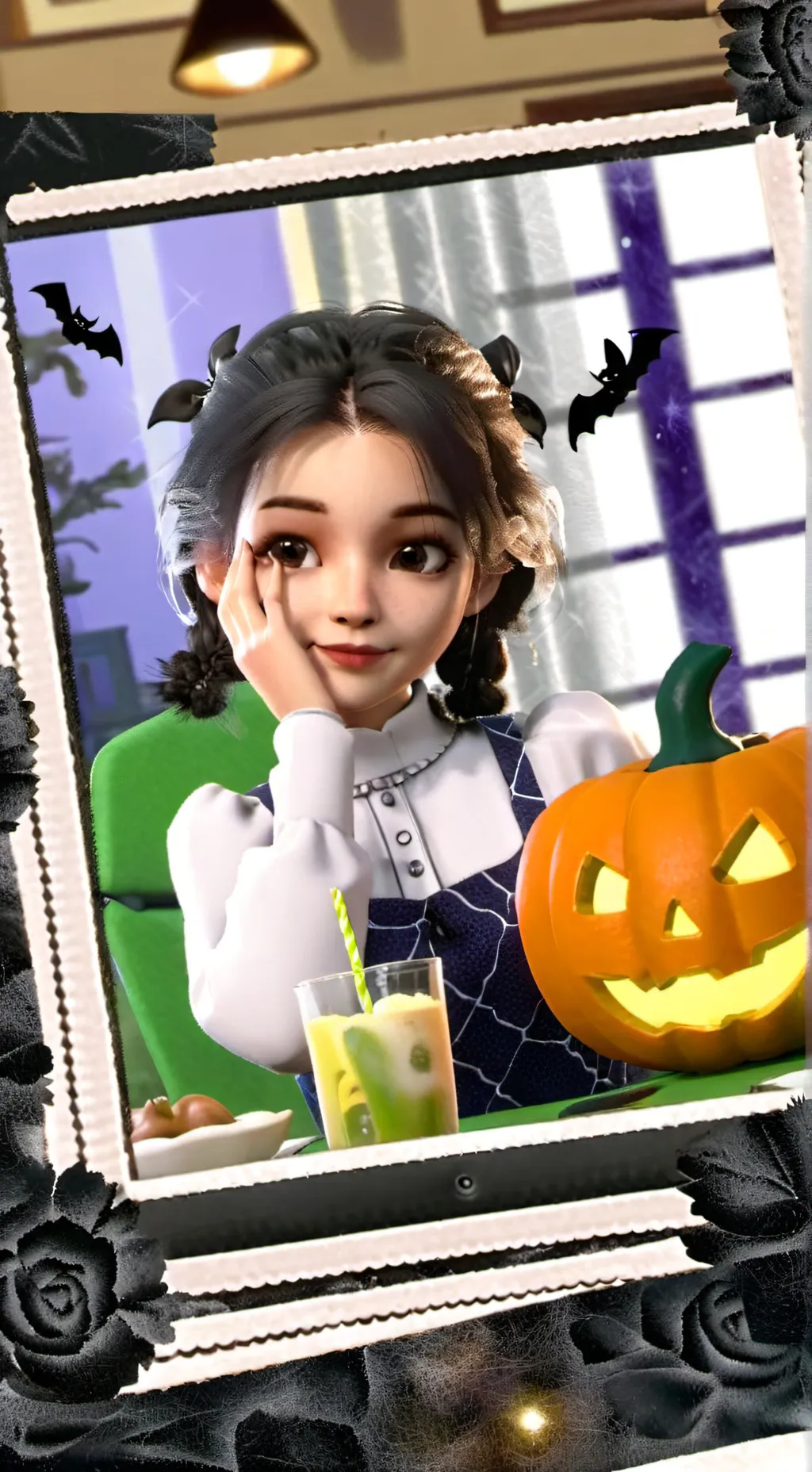 ai character: porque eu sumi background