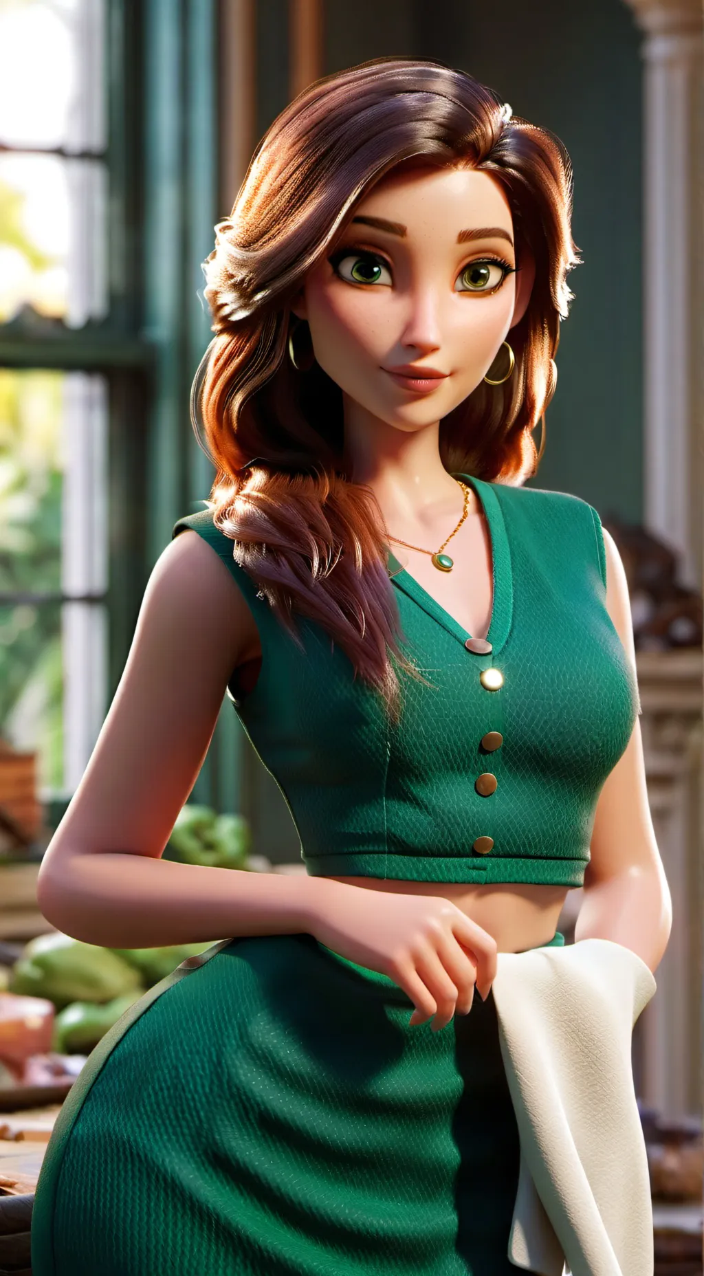 ai character: Coraline background