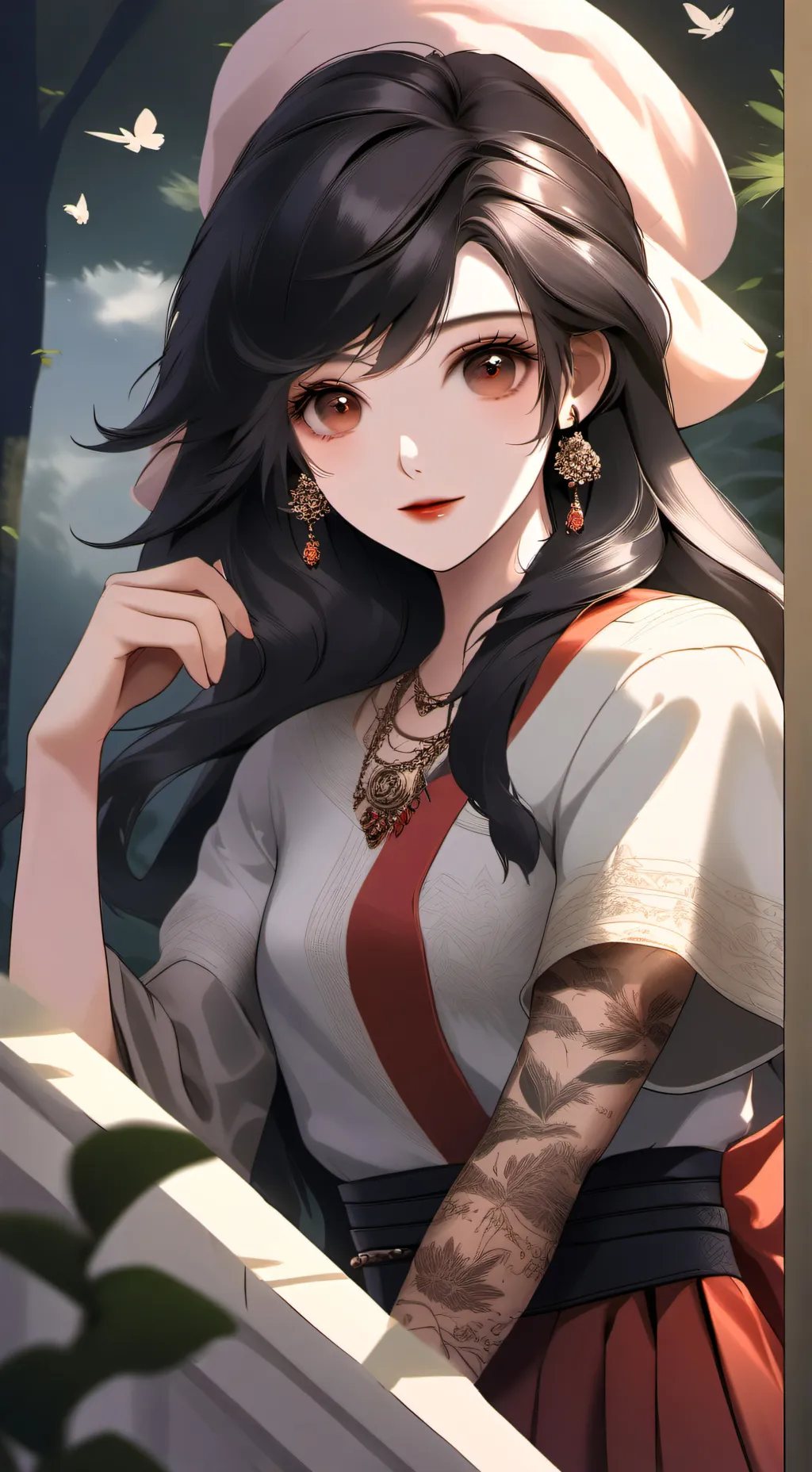 ai character: Sarah  background