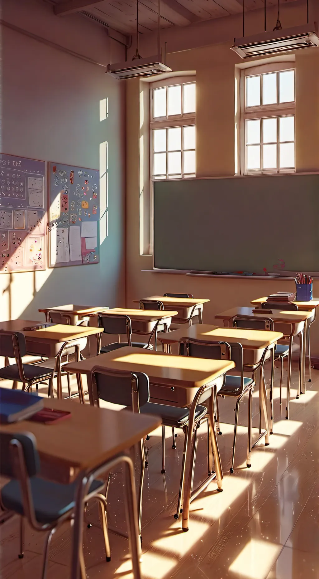 ai character: Salón de Clases  background