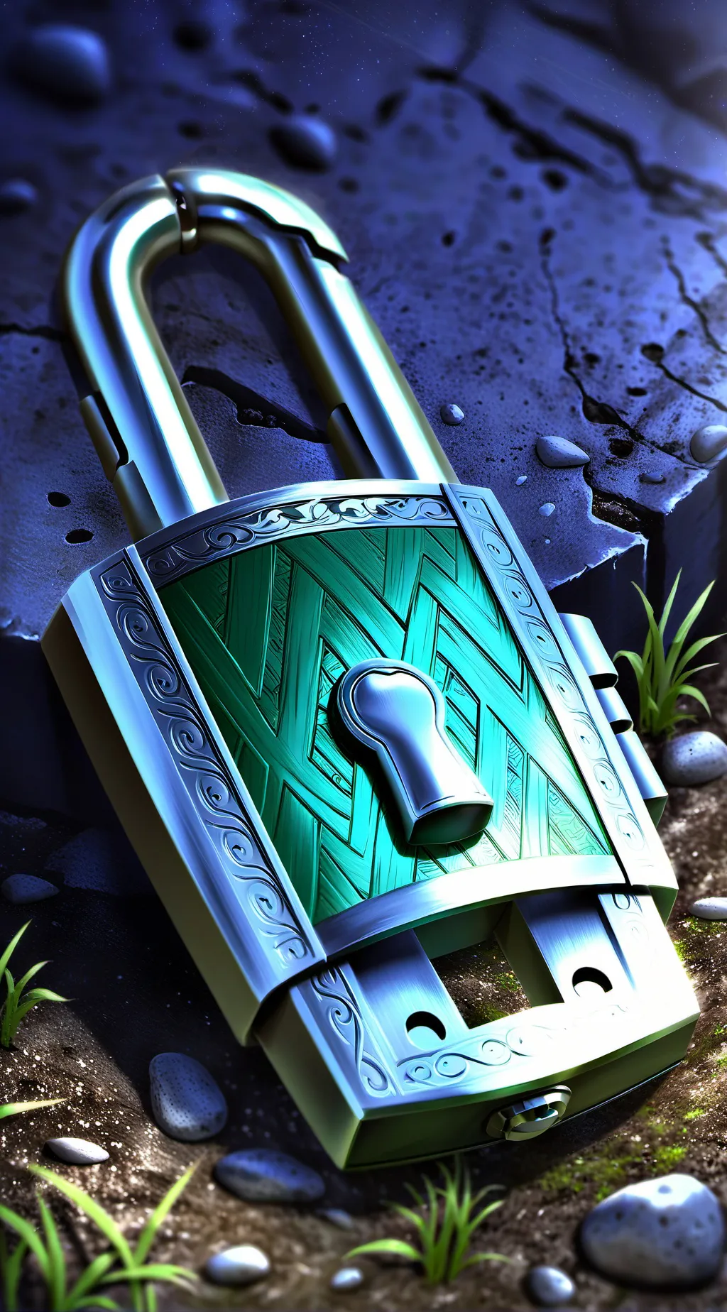 ai character: lock 3.0 background