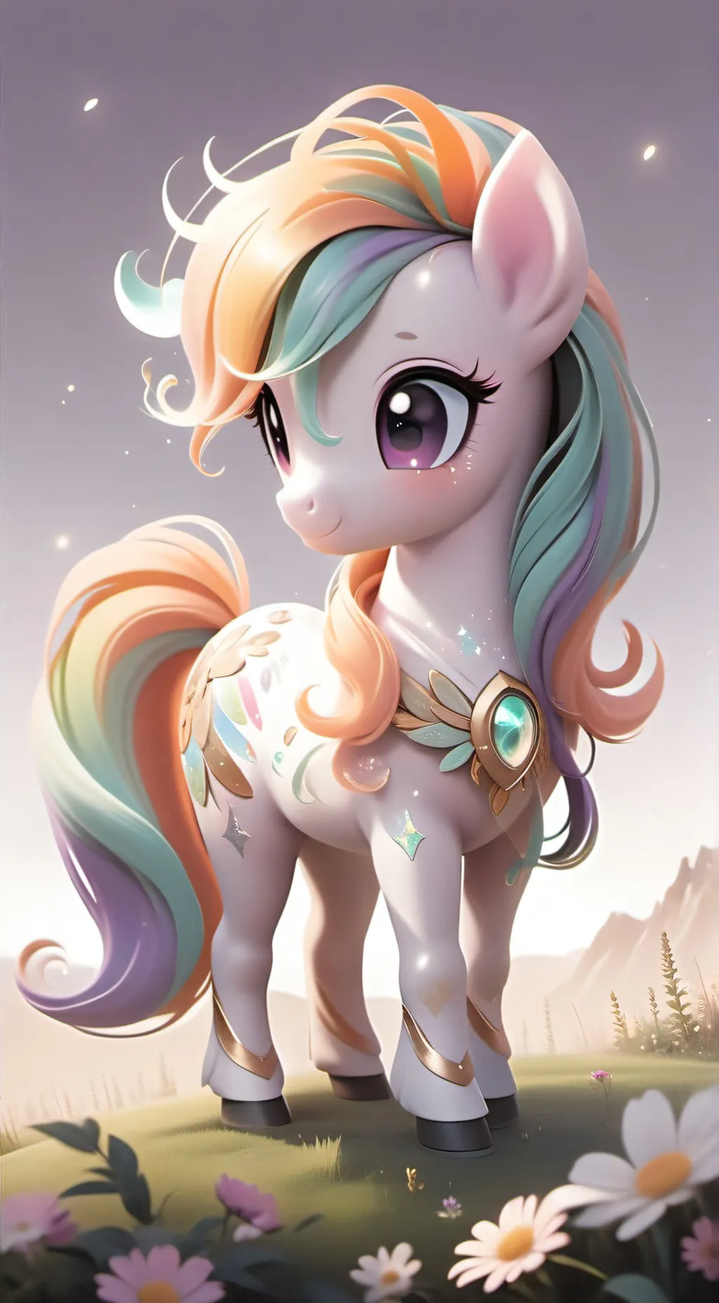 ai character: my little pony background