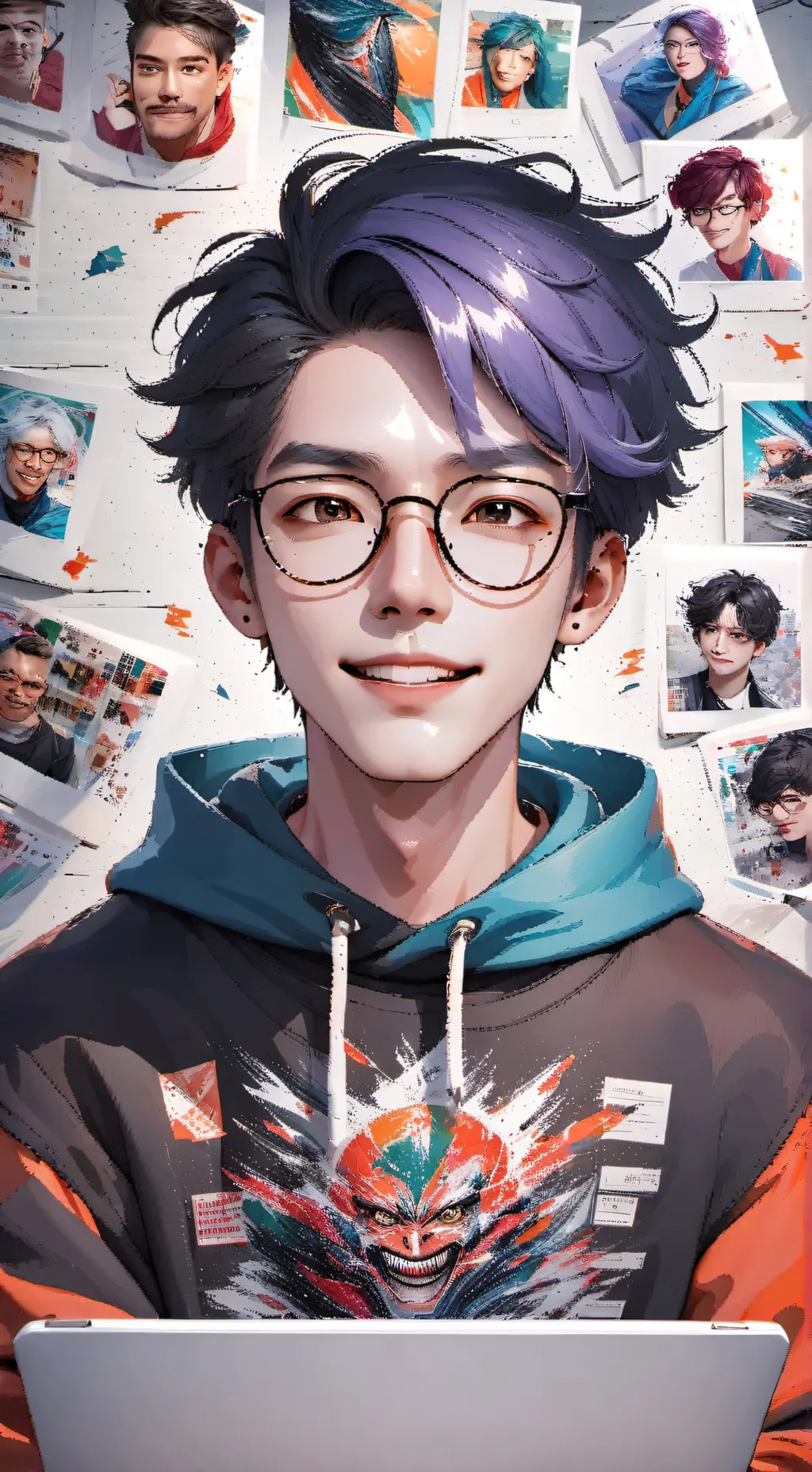 ai character: sprunki hate you  background