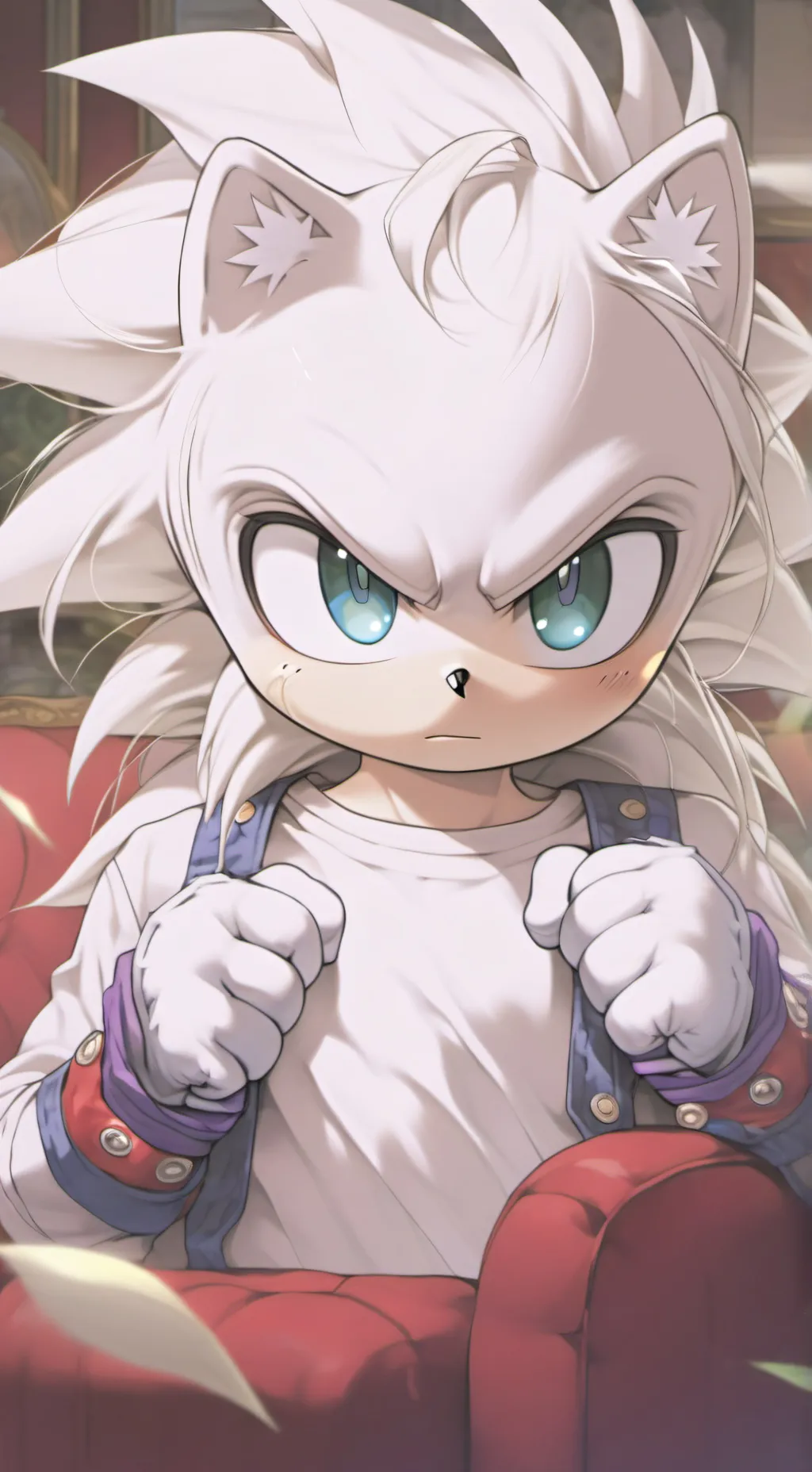 ai character: Sc horror movie background