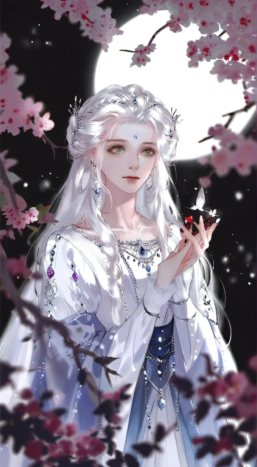 ai character: Luna background