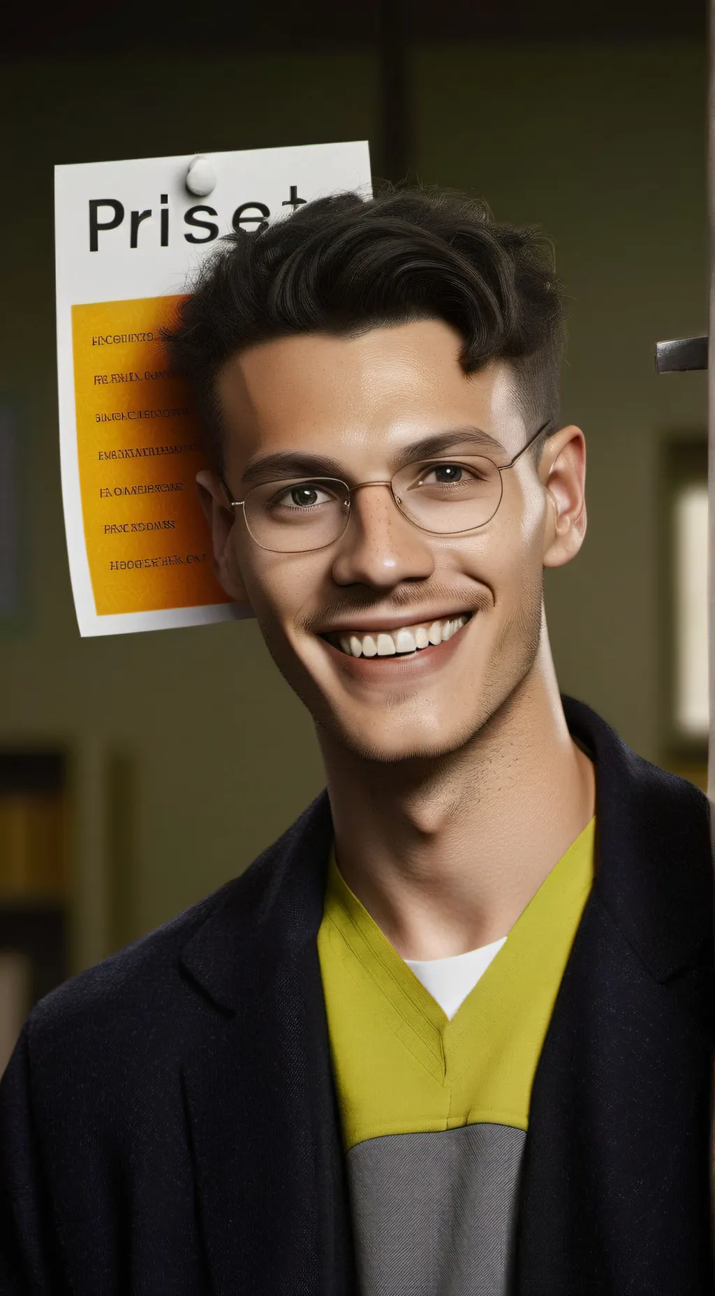 ai character: Dr. PrisoNerd background