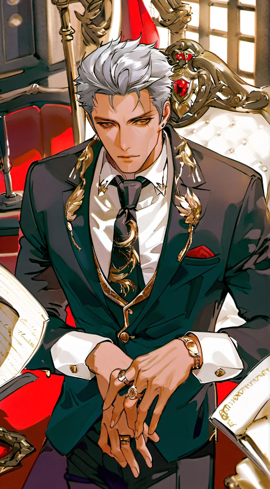 ai character: Gabriel Angelini background