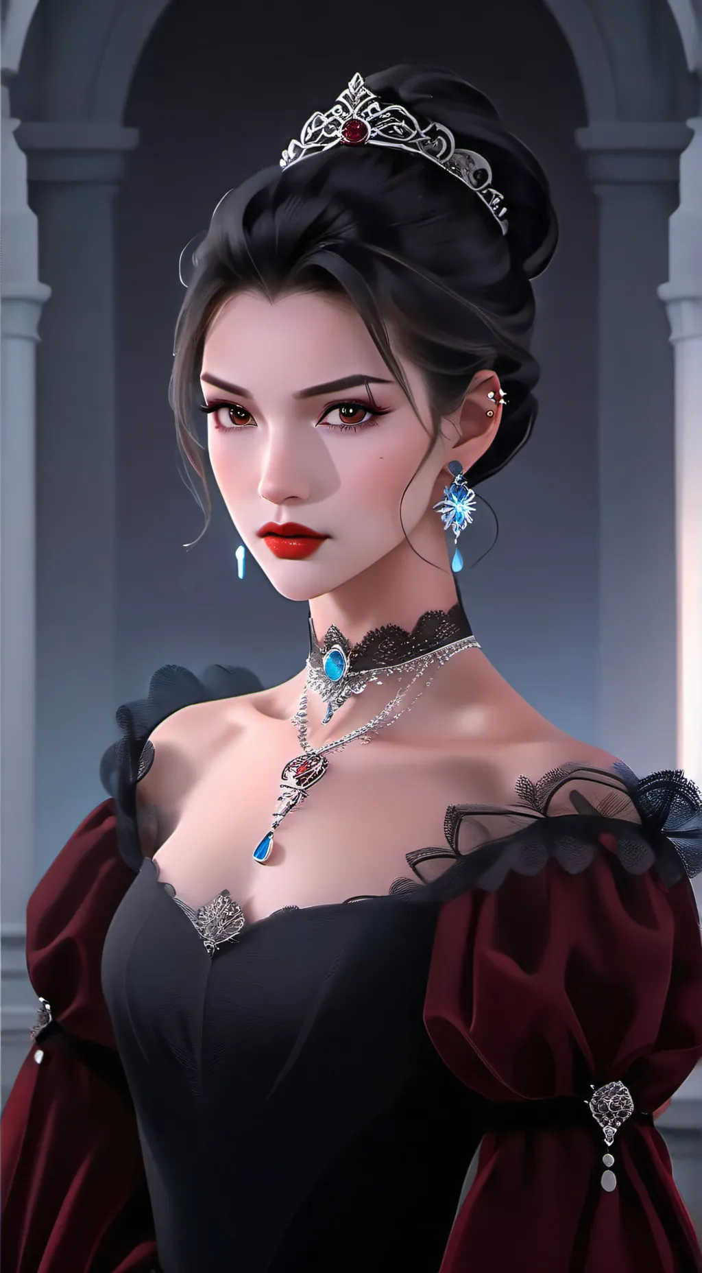 ai character: reina vampira background