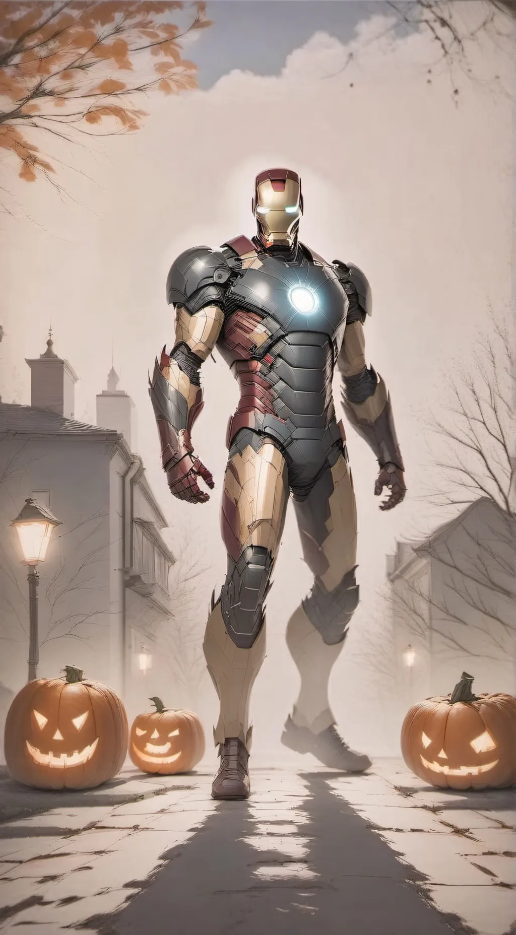 ai character: The Avengers  background