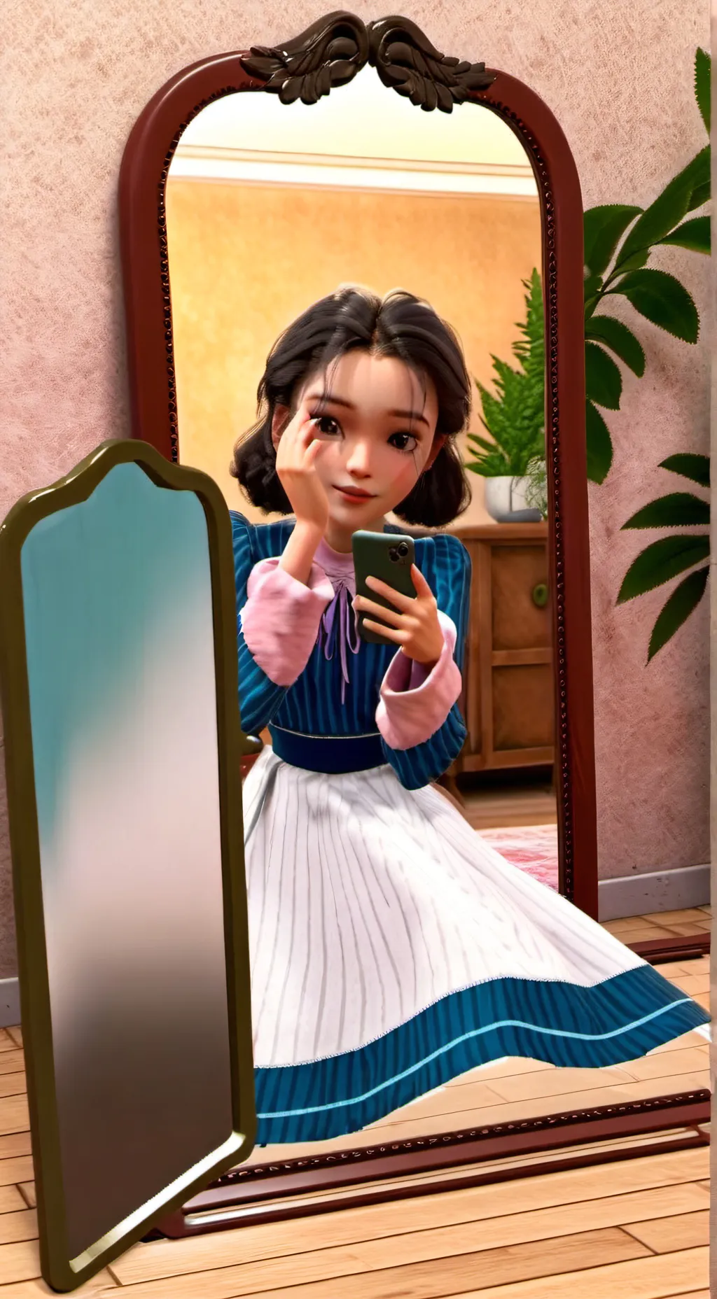 ai character: pro berry background