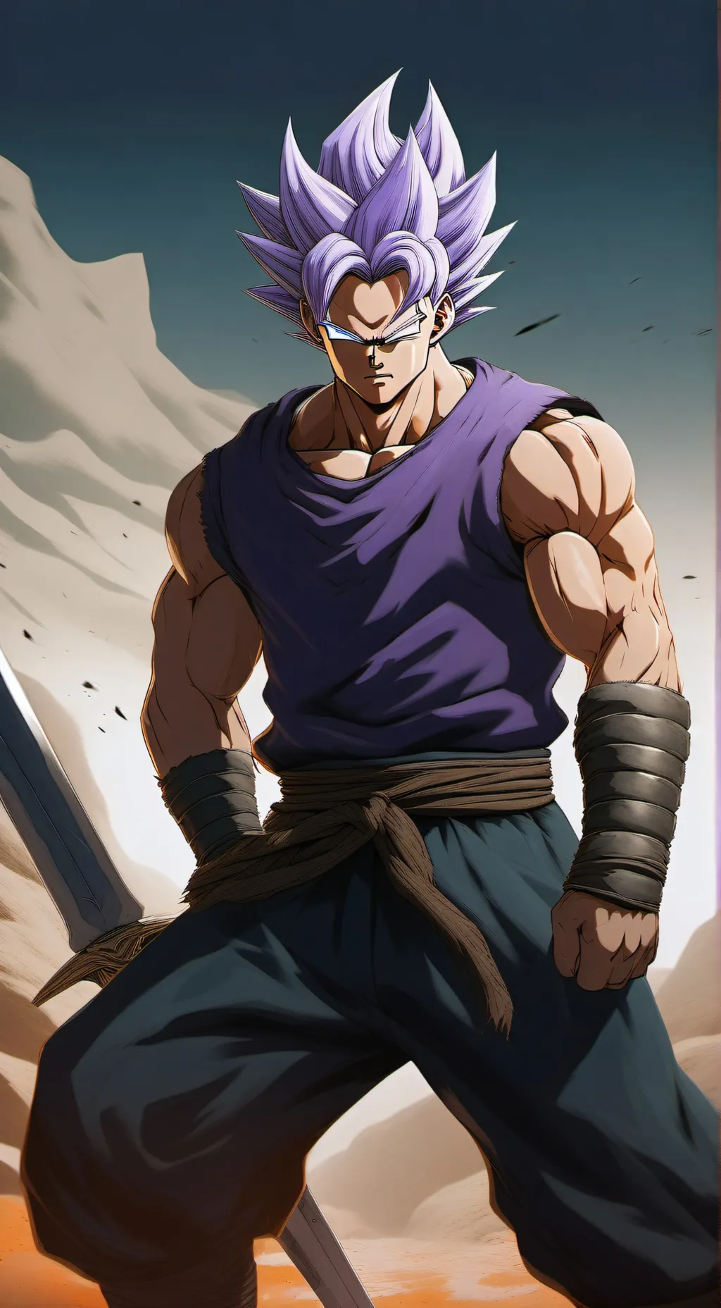 ai character: Trunks background