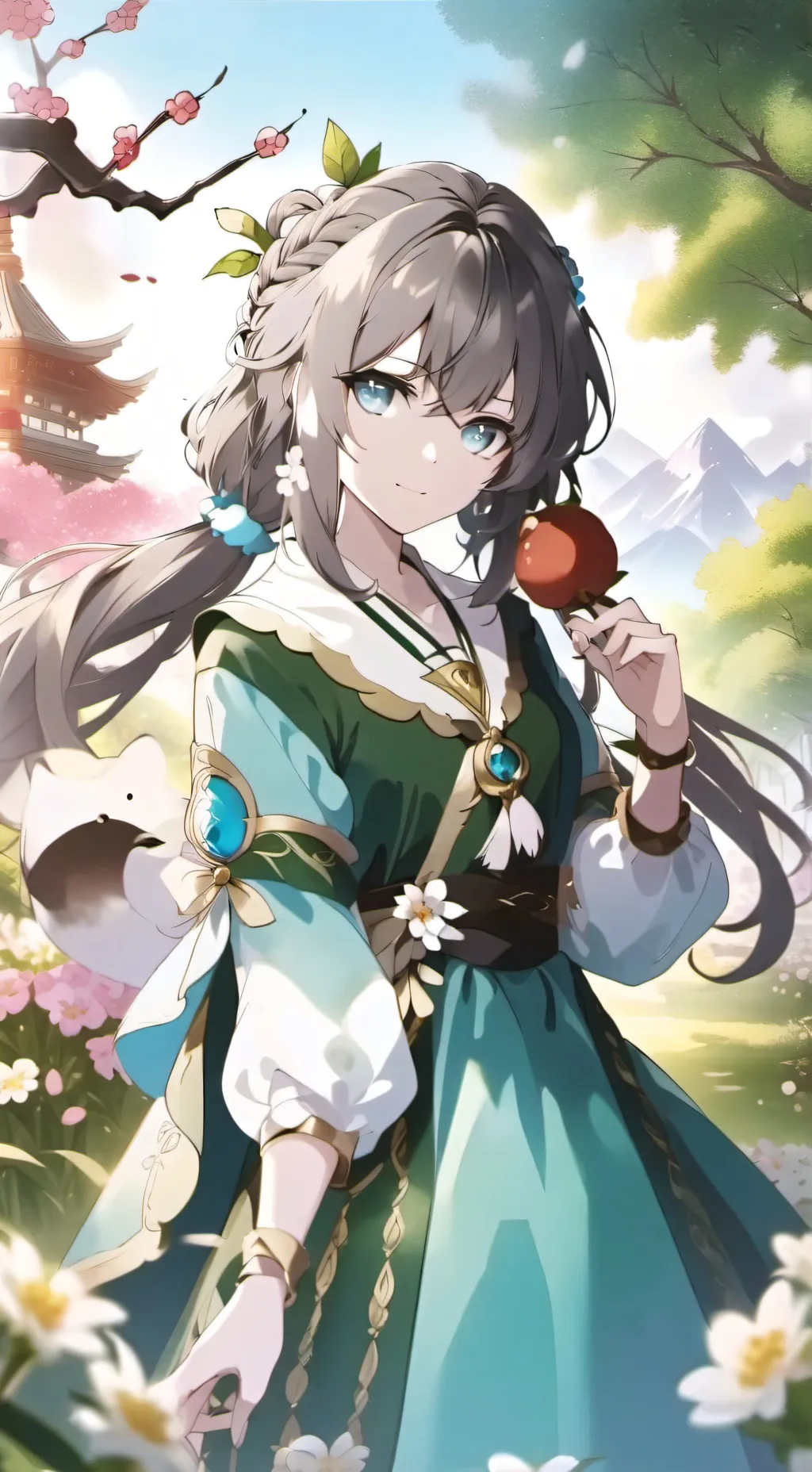 ai character: Katherine  background